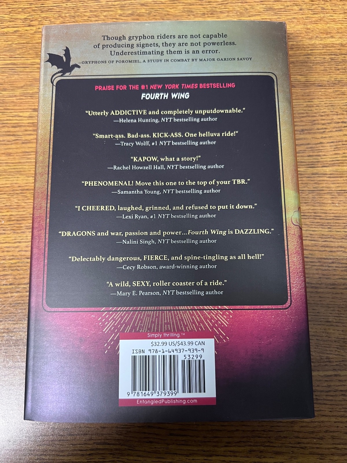 Iron Flame (Wing and Claw Collection) – by Rebecca Yarros (Hardcover)