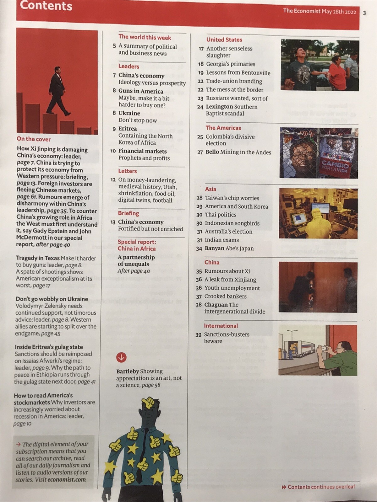 The Economist Magazine – China’s Slowdown (May 28th – June 3rd, 2022) Issue New