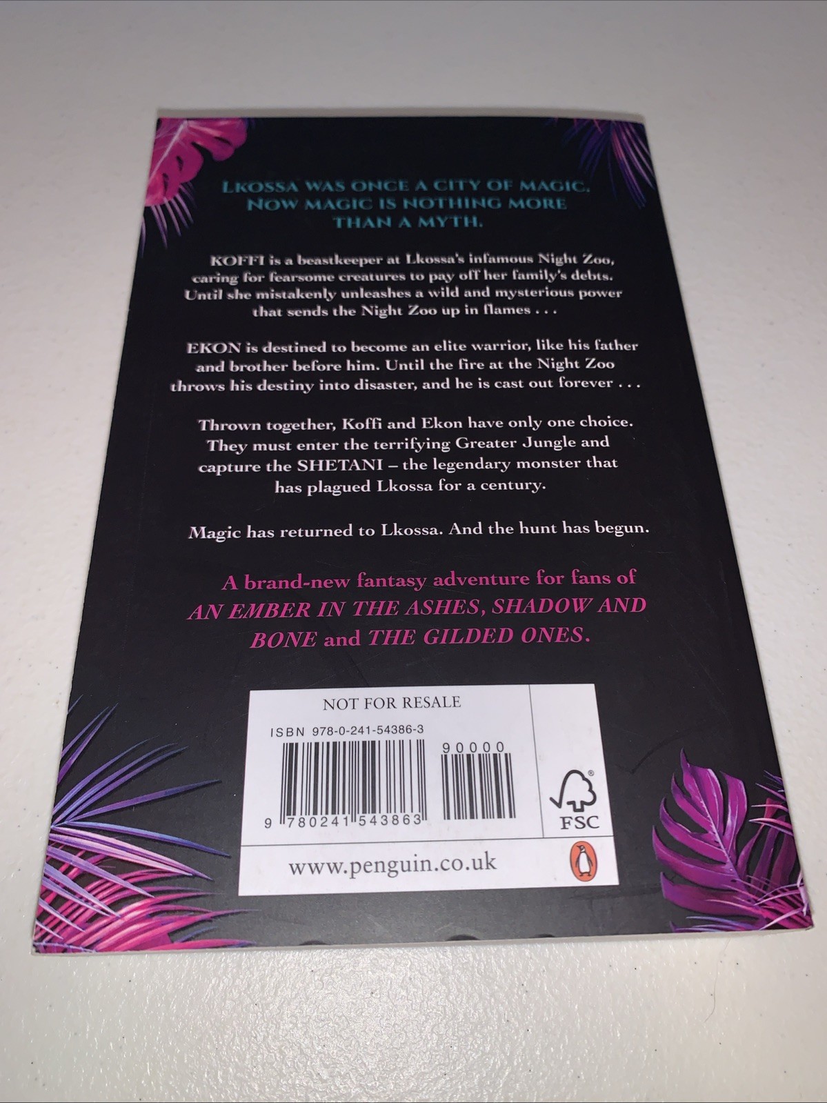 Beasts of Prey by Ayana Gray Fairyloot Edition Paperback Signed Exclusive Cover