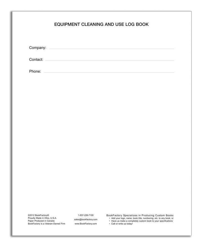 Maintenance Log Book – 120 Pages, 8″x10″, Red Leather Cover, Hardbound Journal