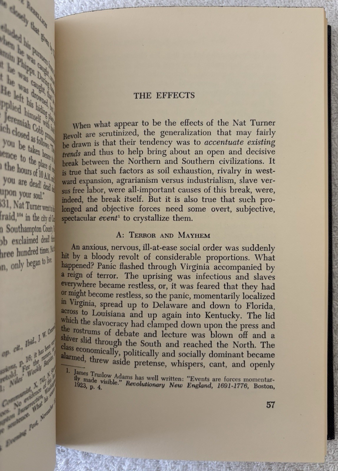 Vintage HC Book: NAT TURNER’S SLAVE REBELLION, Herbert Aptheker, 1966