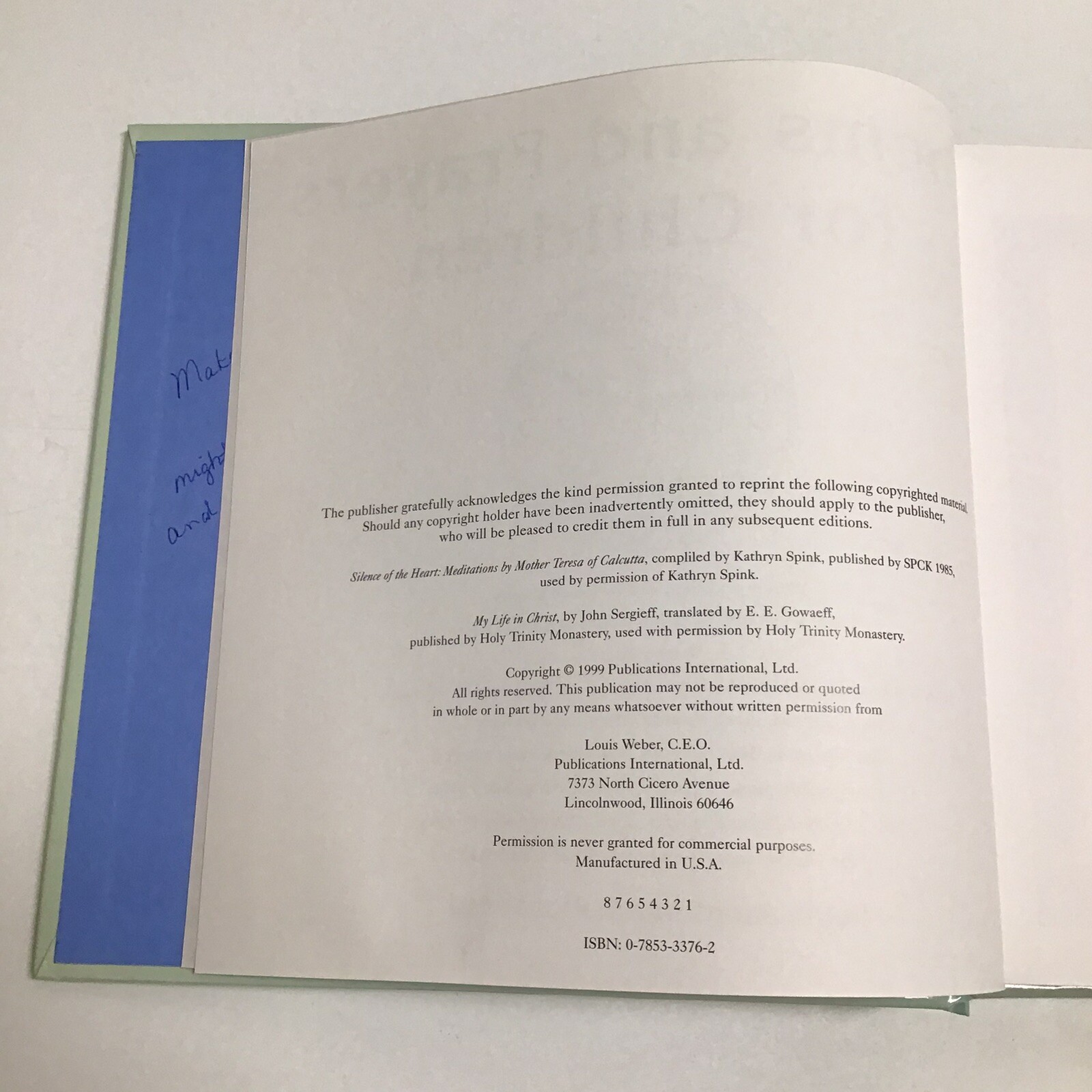 Poems and Prayers for Children Book Lynne Suesse 1999 Vintage Hardcover 1st Ed