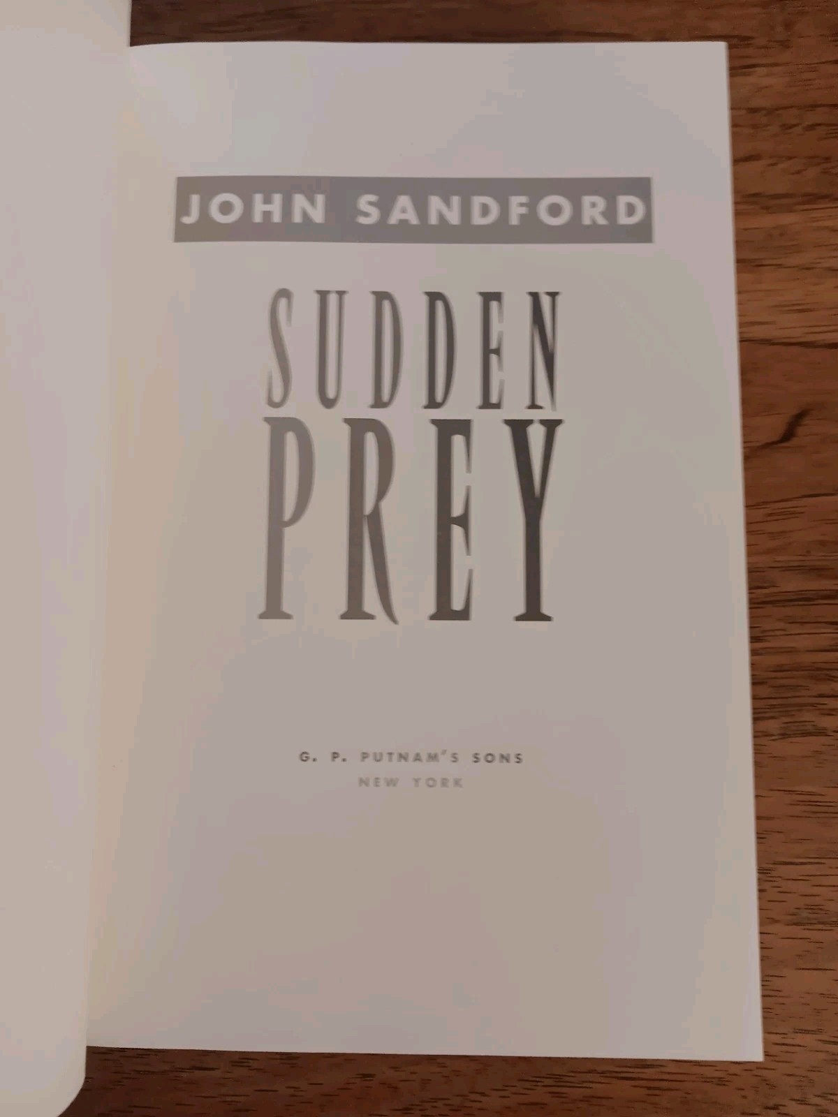 John Sandford Lot of 4 Prey Series HCDJ 1st Edition 3 1st Printings VG to NF