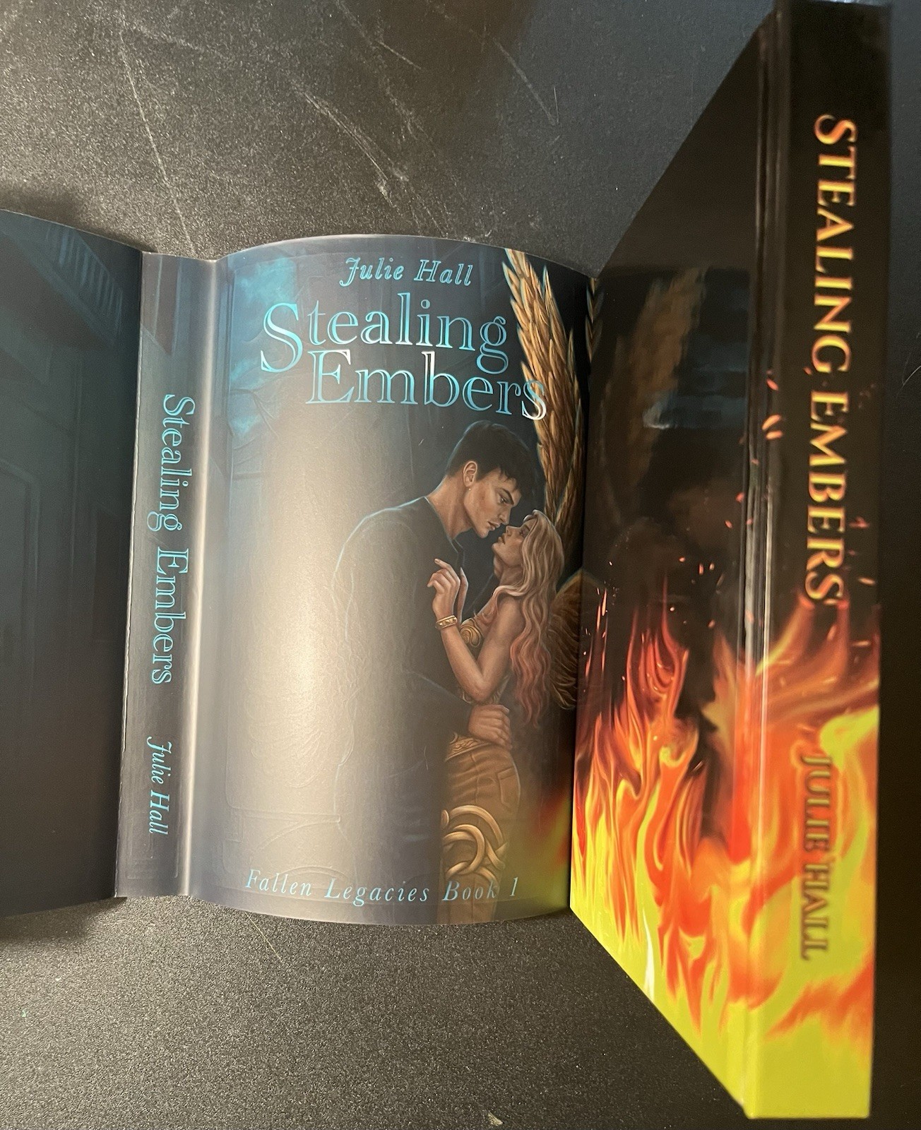 Books For Days Crate Book Box Fallen Legacies Series Signed Julie Hall 1-4