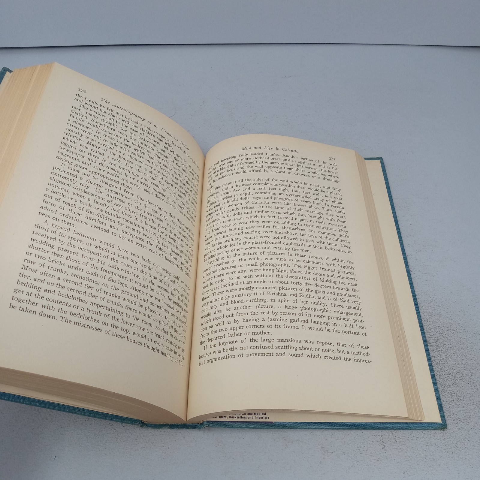 Autobiography of an Unknown Indian: 1951 Macmillan Company HC Nirad C. Chaudhuri