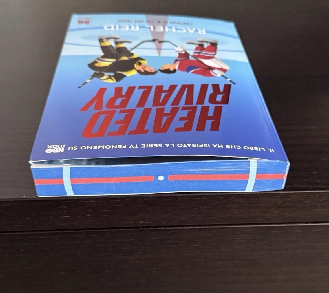 Heated Rivalry By Rachel Reid The Game Changers Italian Edition w/Printed Edge