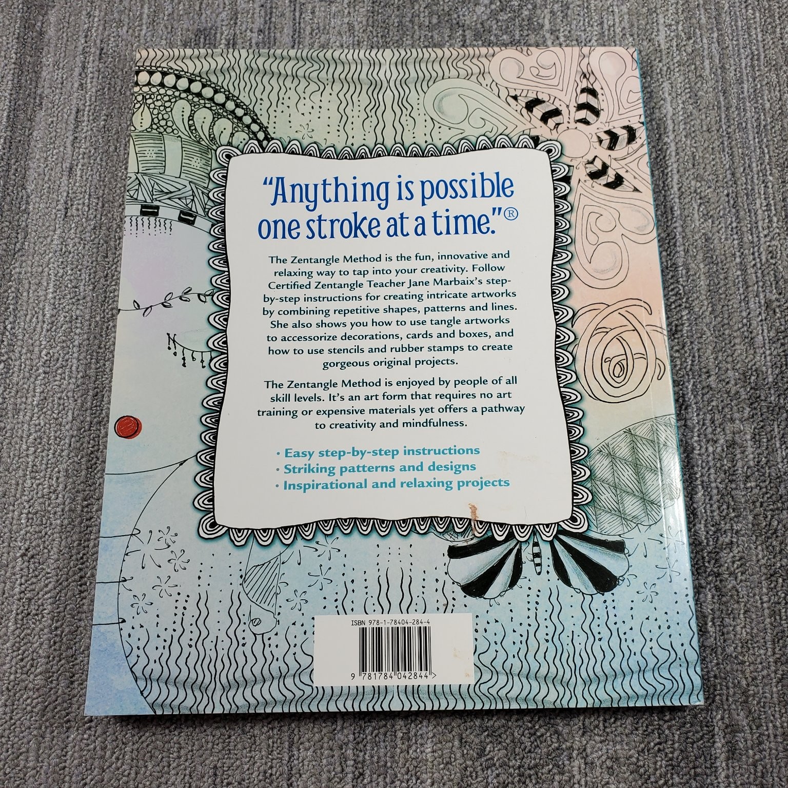 Zentangle The Inspiring and Mindful Drawing Method Jane Marbaix 2015 Arcturus