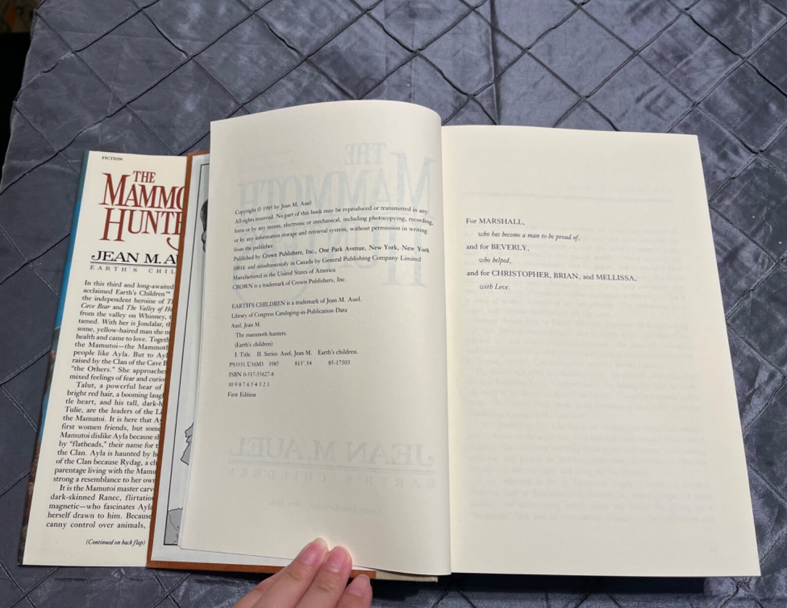 Earth’s Children Ser.: The Mammoth Hunters by Jean M. Auel (HC 1985)