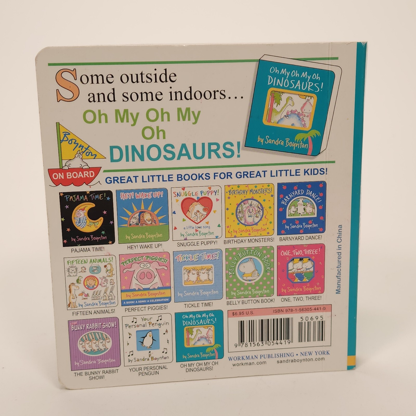 Children Toddler Lot 6 Board Picture Books Sandra Boynton Bedtime Storytime Baby