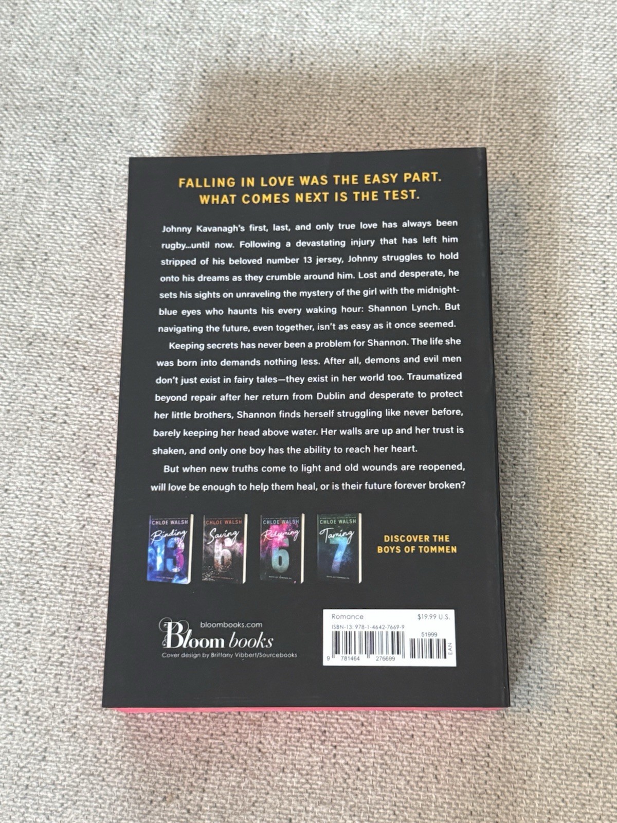 Keeping 13 Chloe Walsh Limited Deluxe Edition Printed Edge Boys Of Tommen New