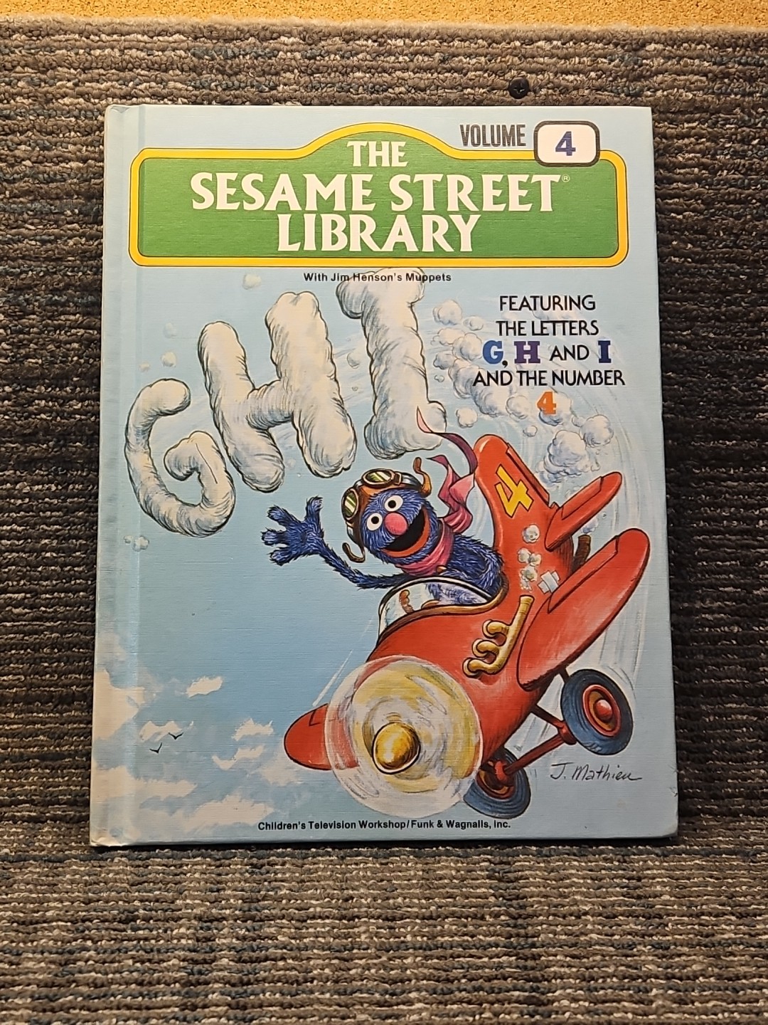 The Sesame Street Library Vol 4 Illustrated Hardcover, ABCs, Numbers, Funk & Wag