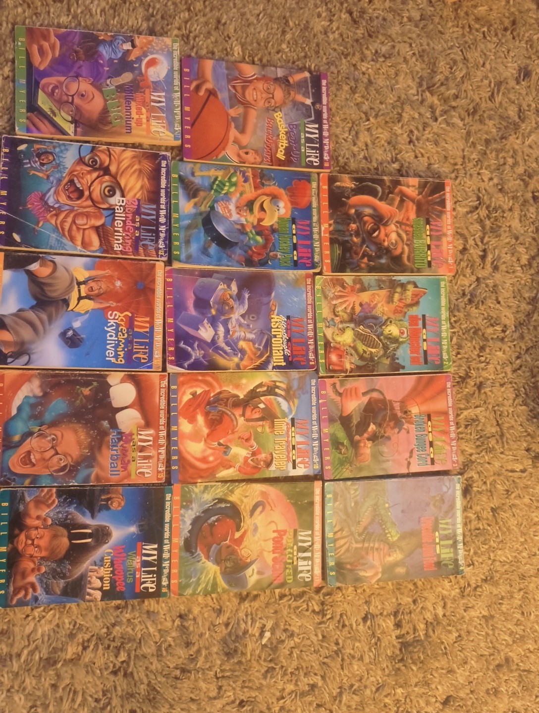 My Life As -Lot of 14 books Incredible Worlds of Wally McDoogle by BILL MYERS