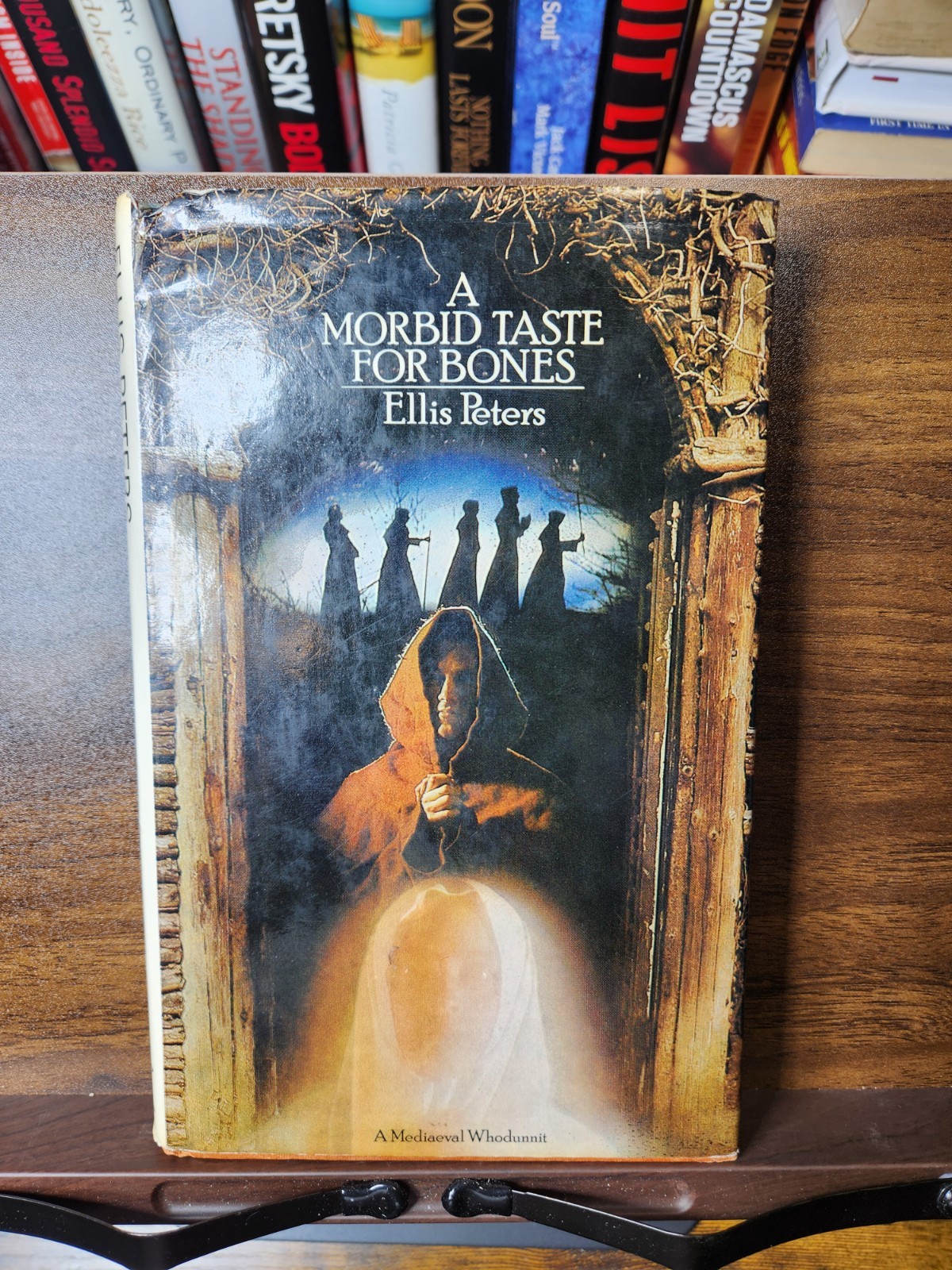 A Morbid Taste for Bones by Ellis Peters HC DJ 1977 1st UK Edition