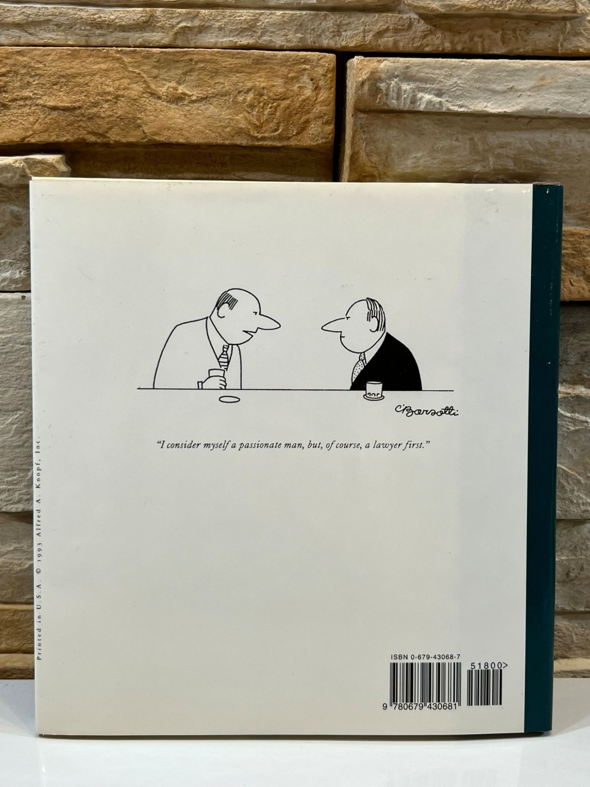 The New Yorker Book of Lawyer Cartoons 2nd Printing 1994 Borzoi Book HCDJ Humor