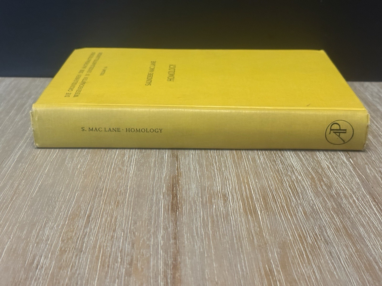 Homology by Dr. Saunders MacLane 1963 HC / Volume 114