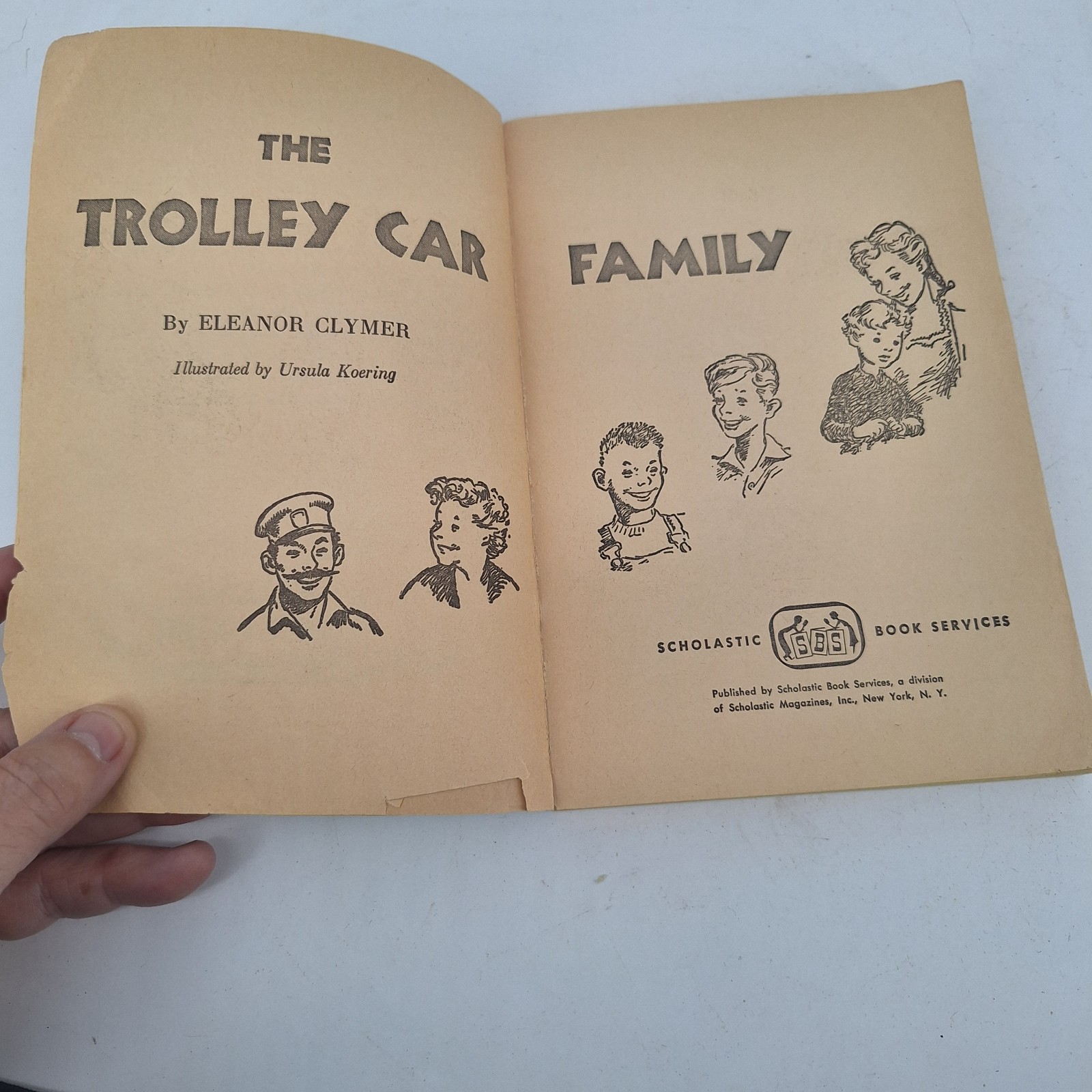 The Trolley Car Family Paperback Eleanor Clymer and Ursula Koering 1947