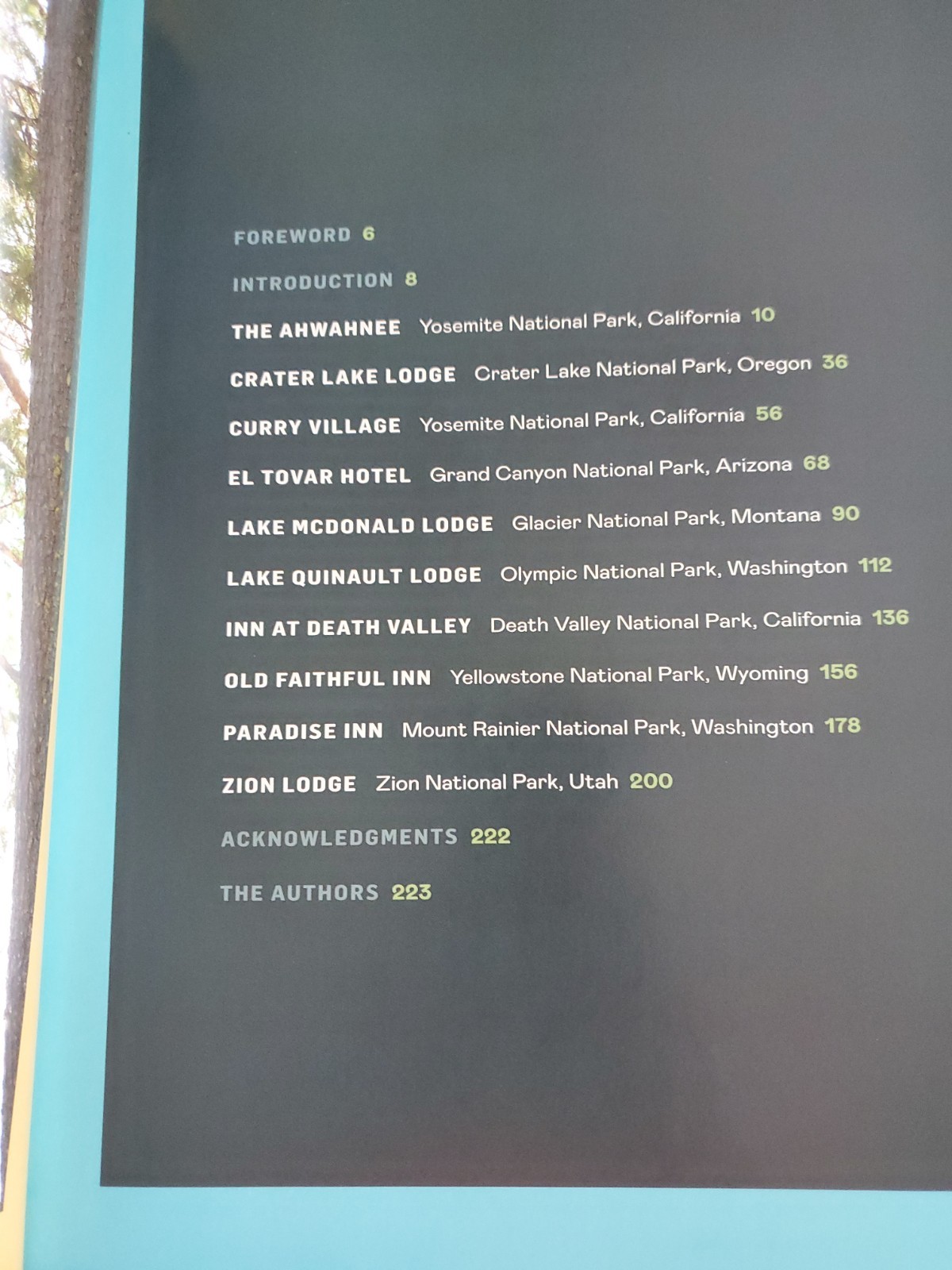 Lodge: An Indoorsy Tour of America’s National Parks Max Humphrey HC 2023 See Pix