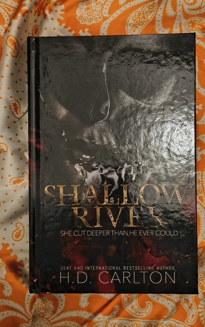 H. D. Carlton Shallow River Hardcover Fiction Romance Novel Signed