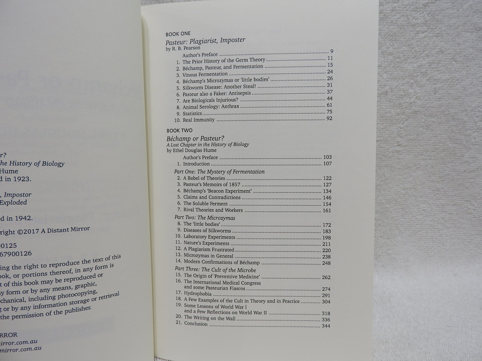 Bechamp or Pasteur? by Ethel D Hume 350 Pages Paperback 2017 Edition 👀*……..
