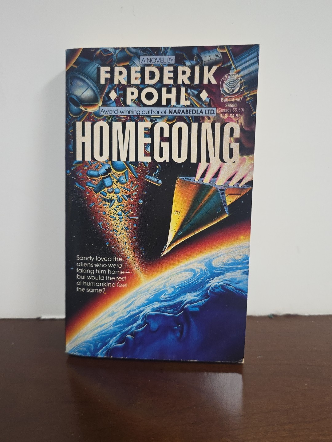 Homegoing by Frederik Pohl (1990 Del Rey Paperback) Very Good Condition