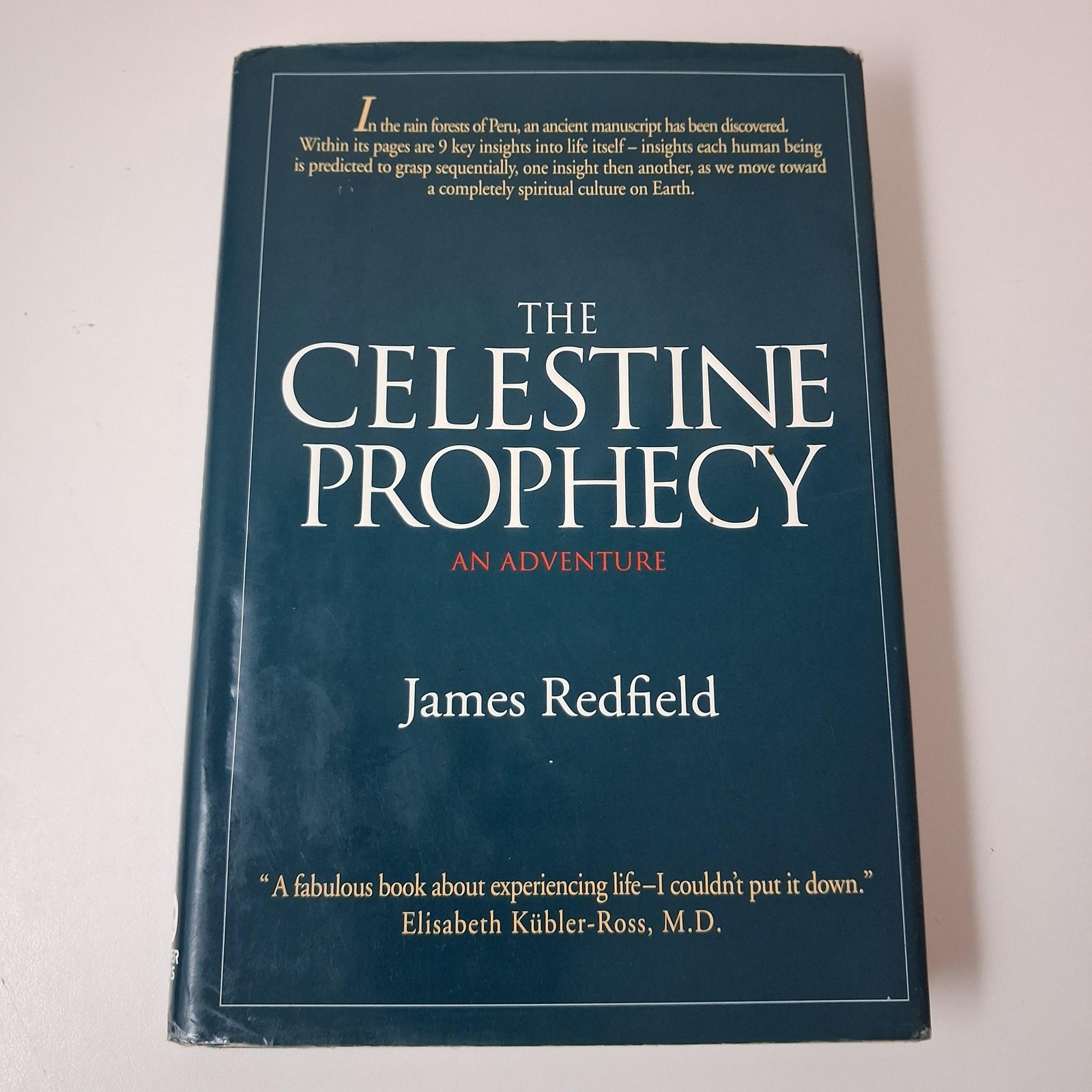 Vintage 1994 Celestine Prophecy James Redfield Warner Blue HC DJ USA Spiritual