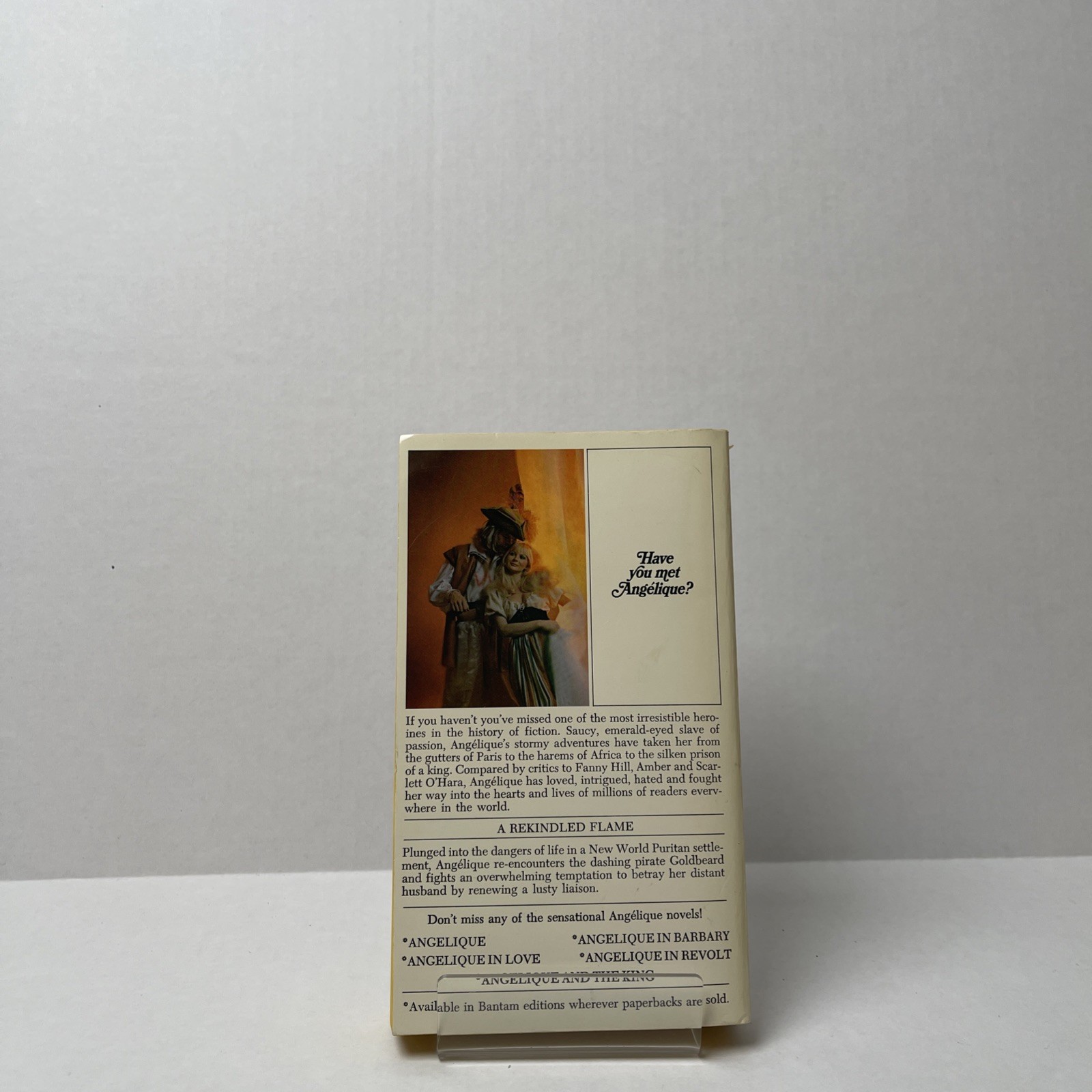 Sergeanne Golon: The Temptation Of Angelique Pbk Bantam 1971 1st Print VG