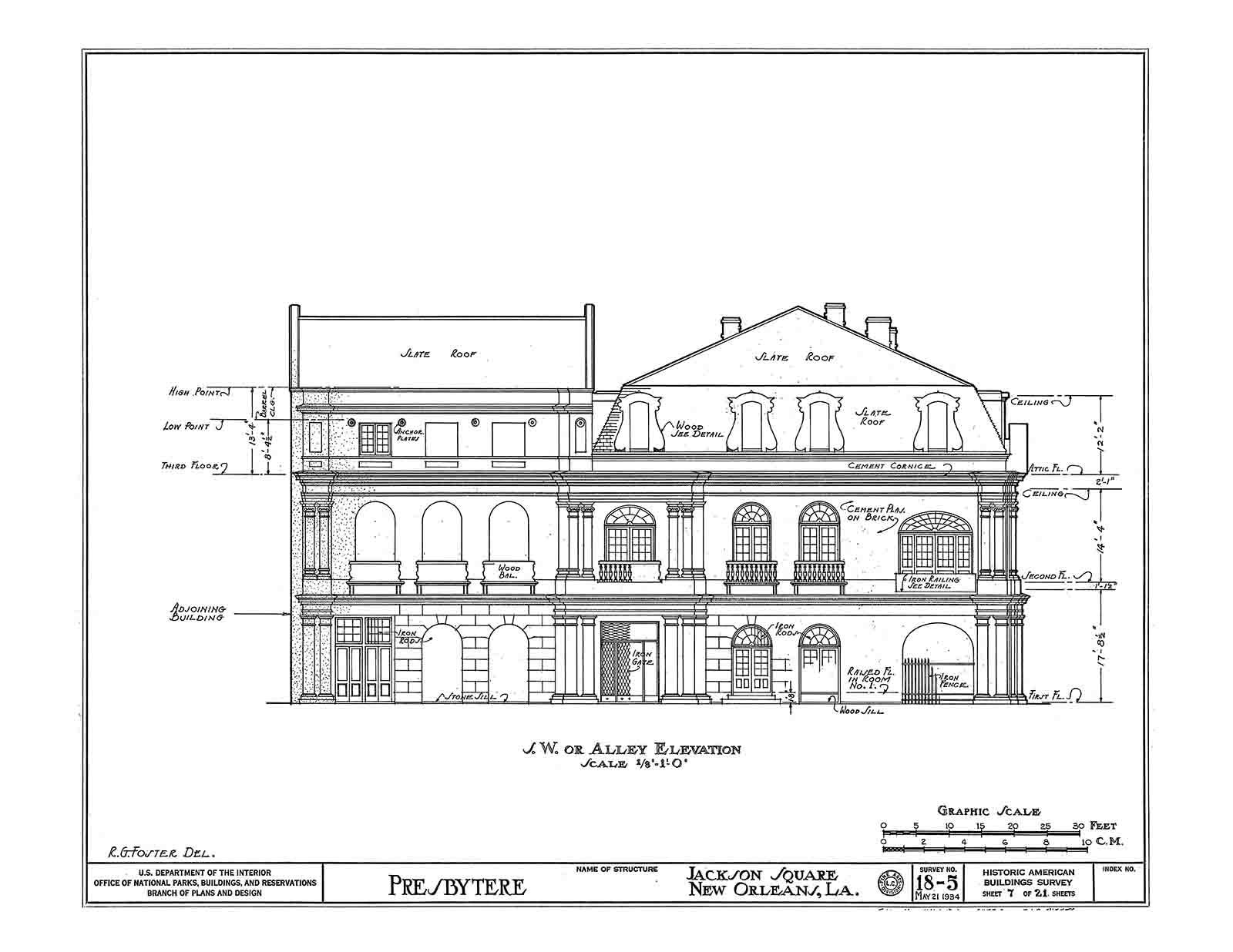 Historic House Plan Drawings of New Orleans – Books 1-5 Full Set – Architecture