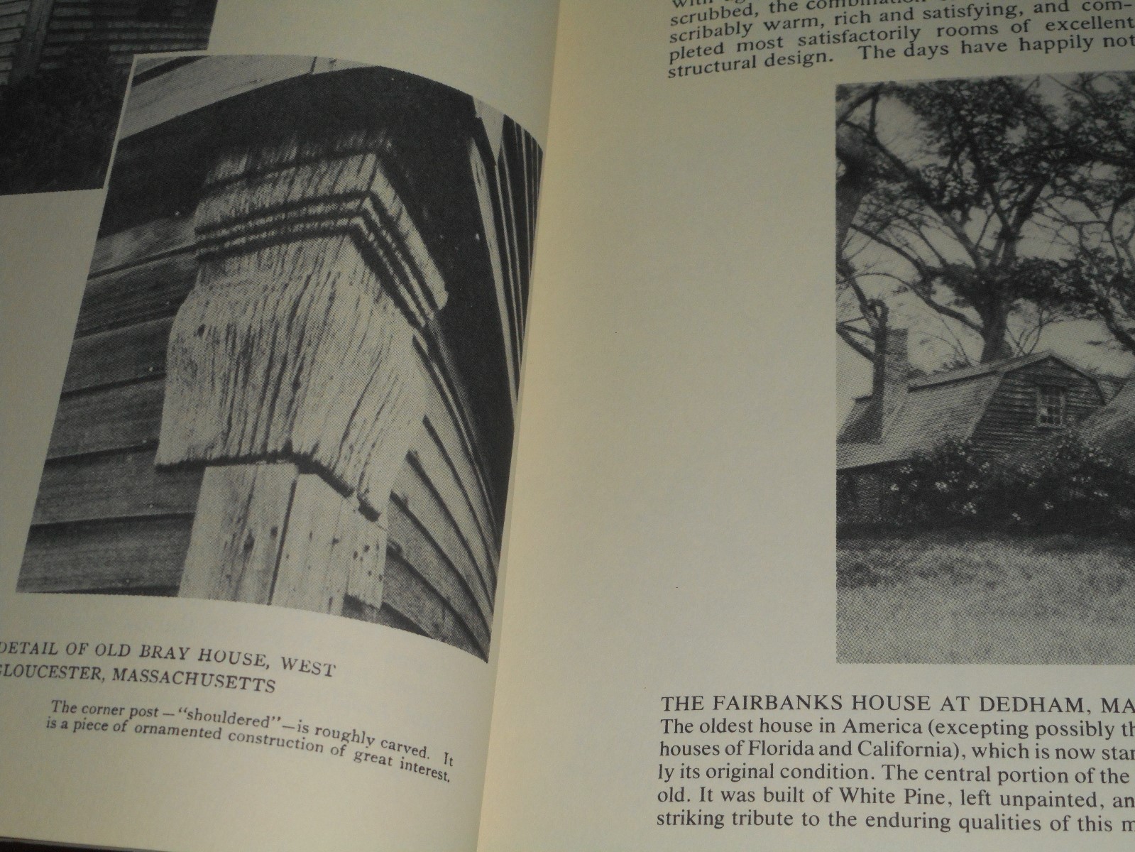Early Homes of Massachusetts Russell Whitehead Frank Brown 1977 Hardcover Book