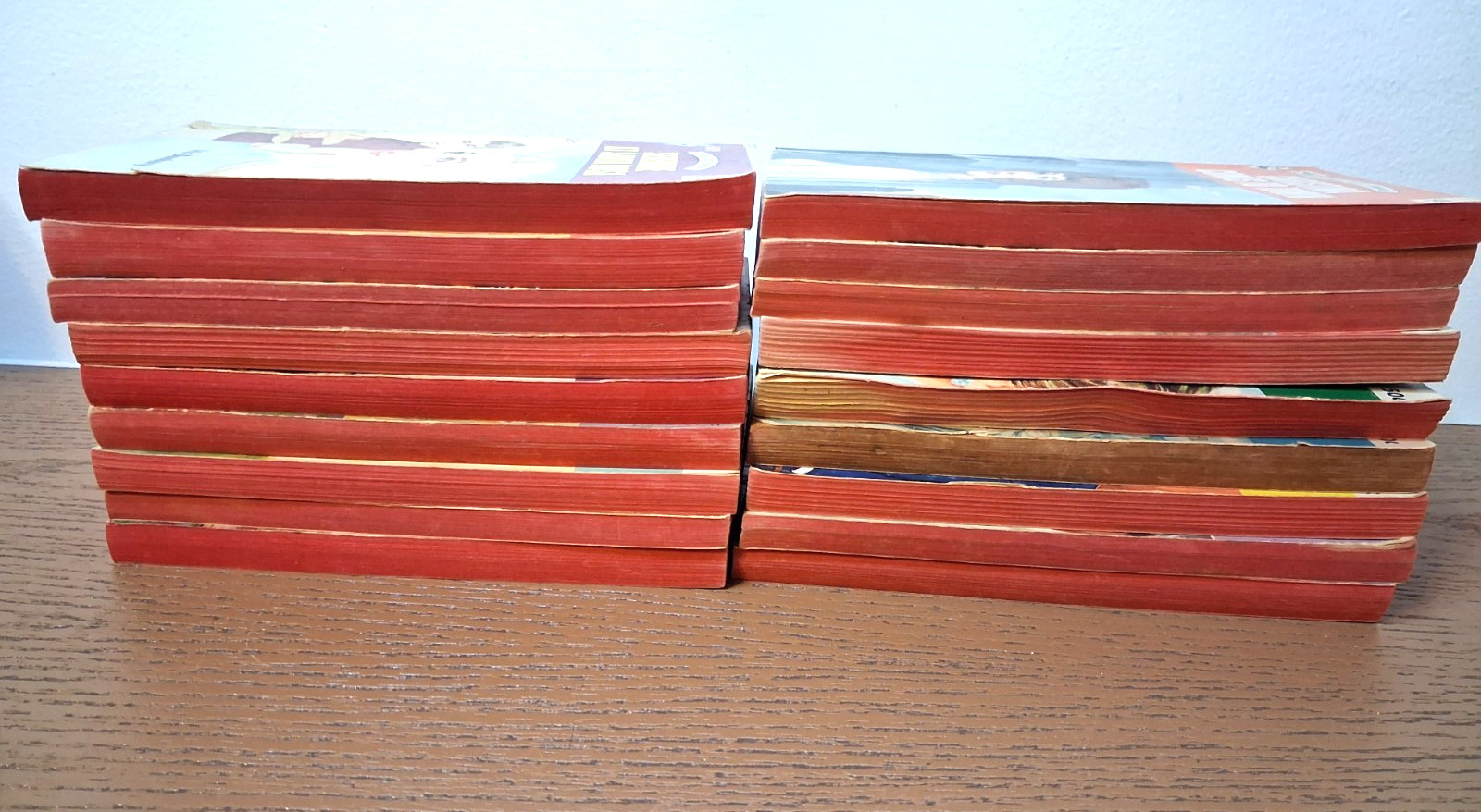 Lot of 18 Vintage Harlequin Romance Books 1960’s 1970’s Red Page Edges