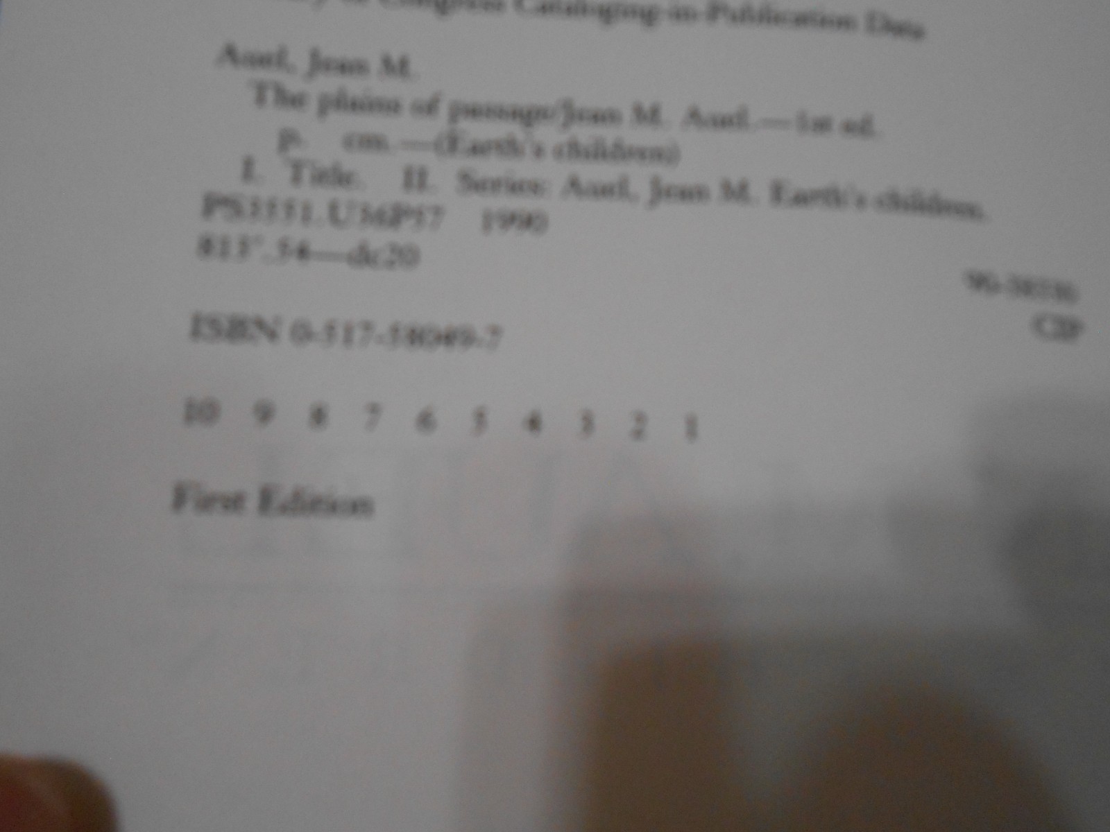 Jean M Auel EARTH’S CHILDREN 6 Vo Set 3 BCE 2-1st/1st 1 SIGNED -HC/DJ 1GC-VGC