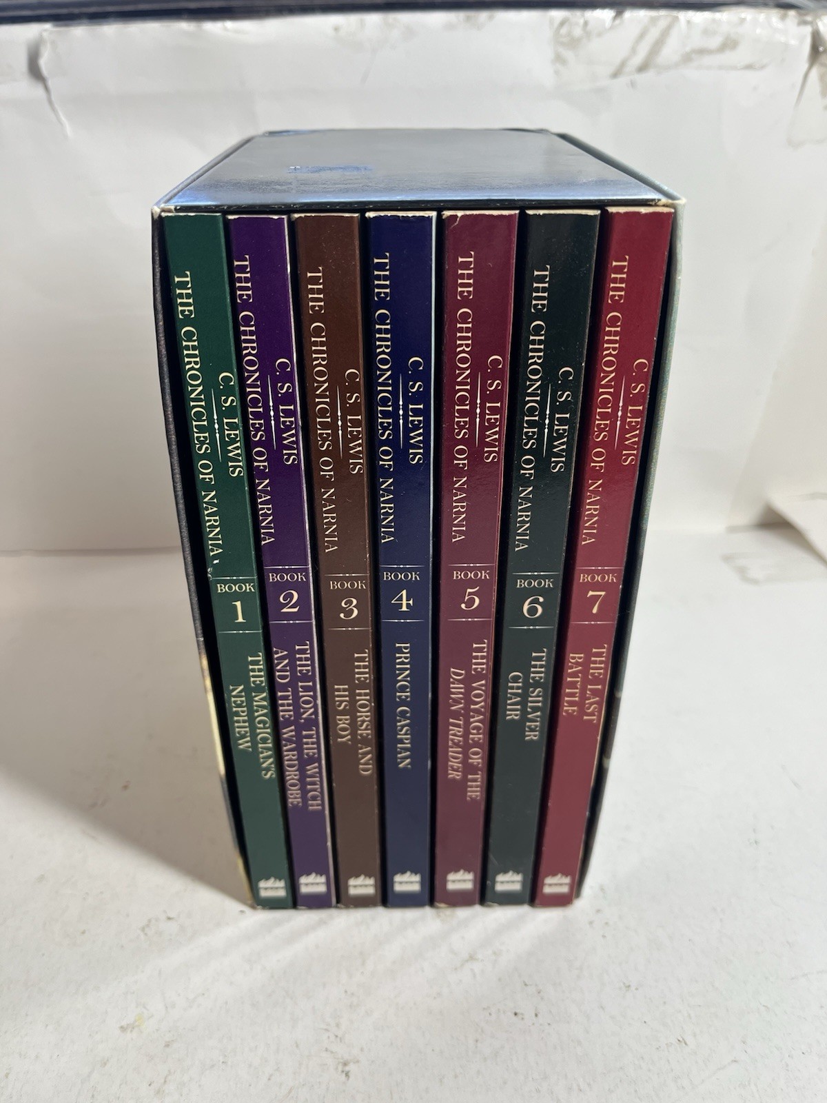 The Chronicles of Narnia – C.S. Lewis – 7 Book Paperback Set, 1994 Complete