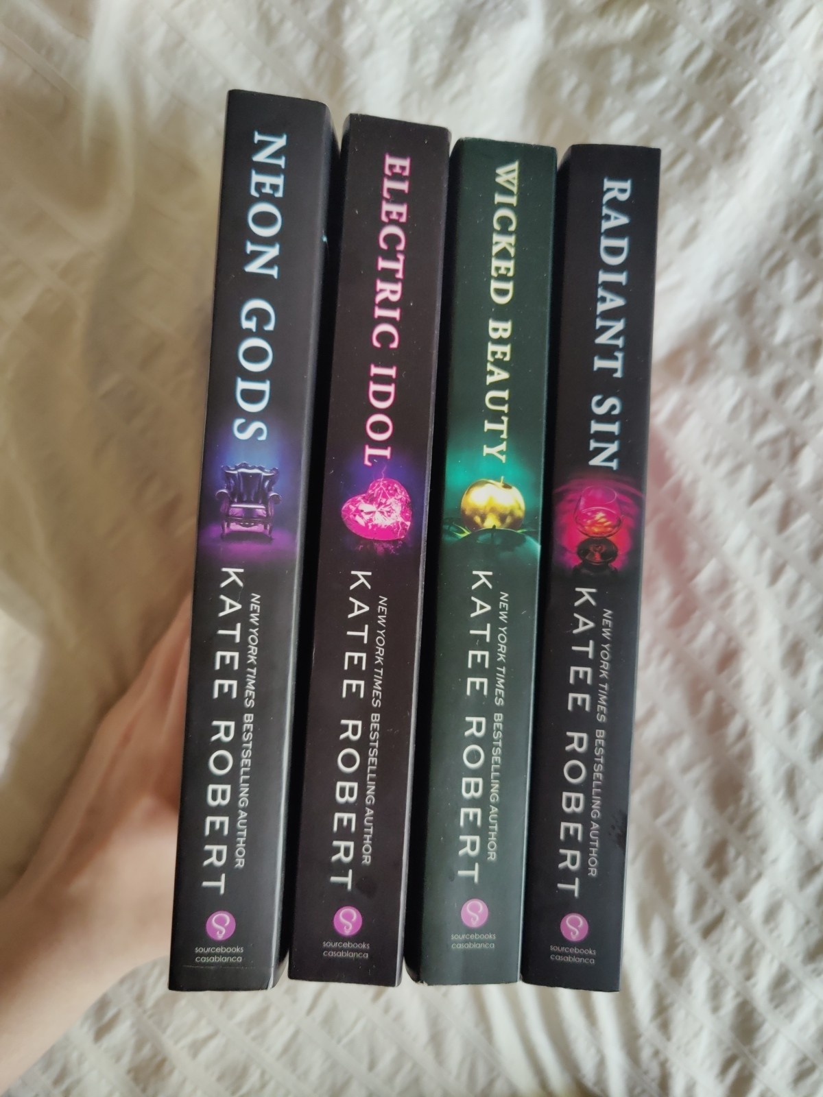 Katee Robert Dark Olympus Series 1 2 3 4 Book Set Lot Very Good Like New