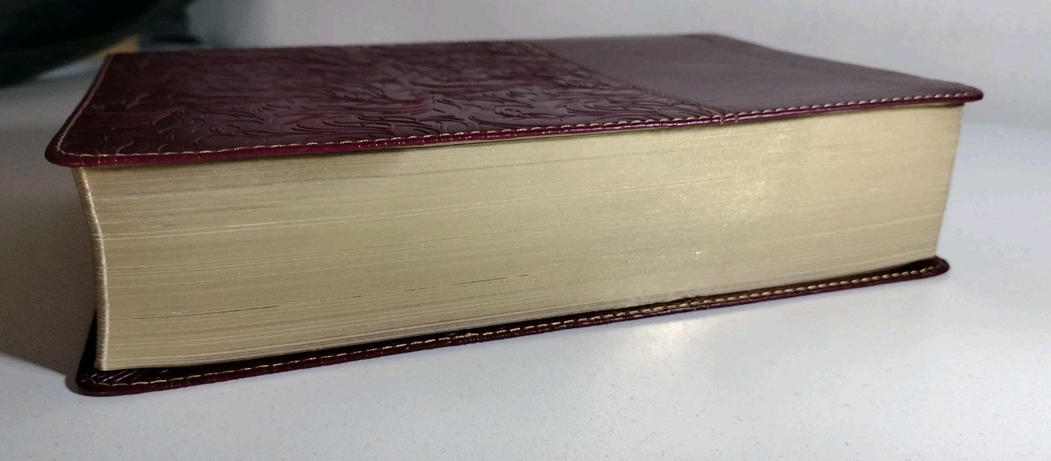 NKJV Study Bible New King James Version, Cranberry Leathersoft, Full-Color 2018