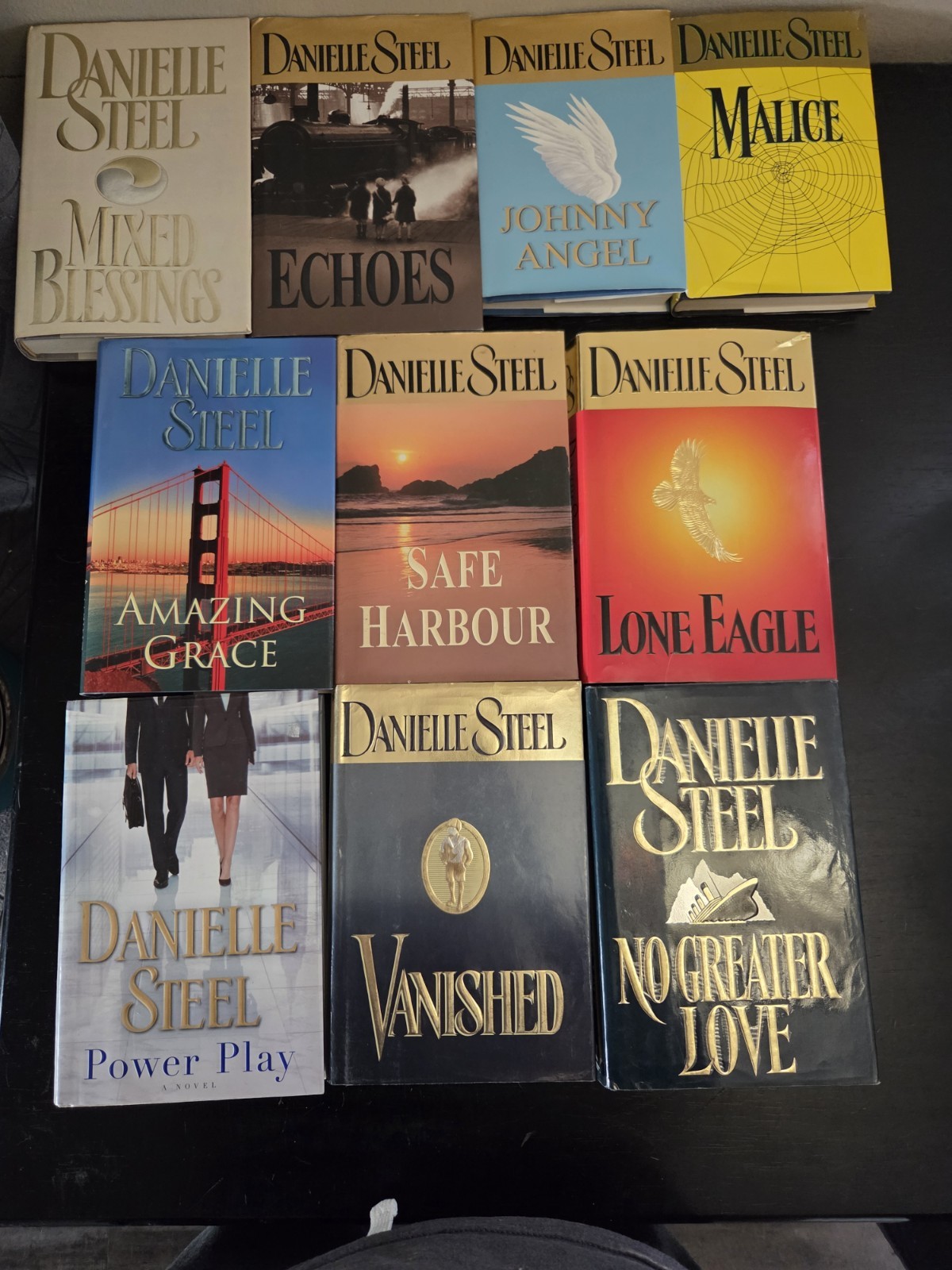 Danielle Steel Lot Of 10 Hardcover. 7 Autosigned Covers