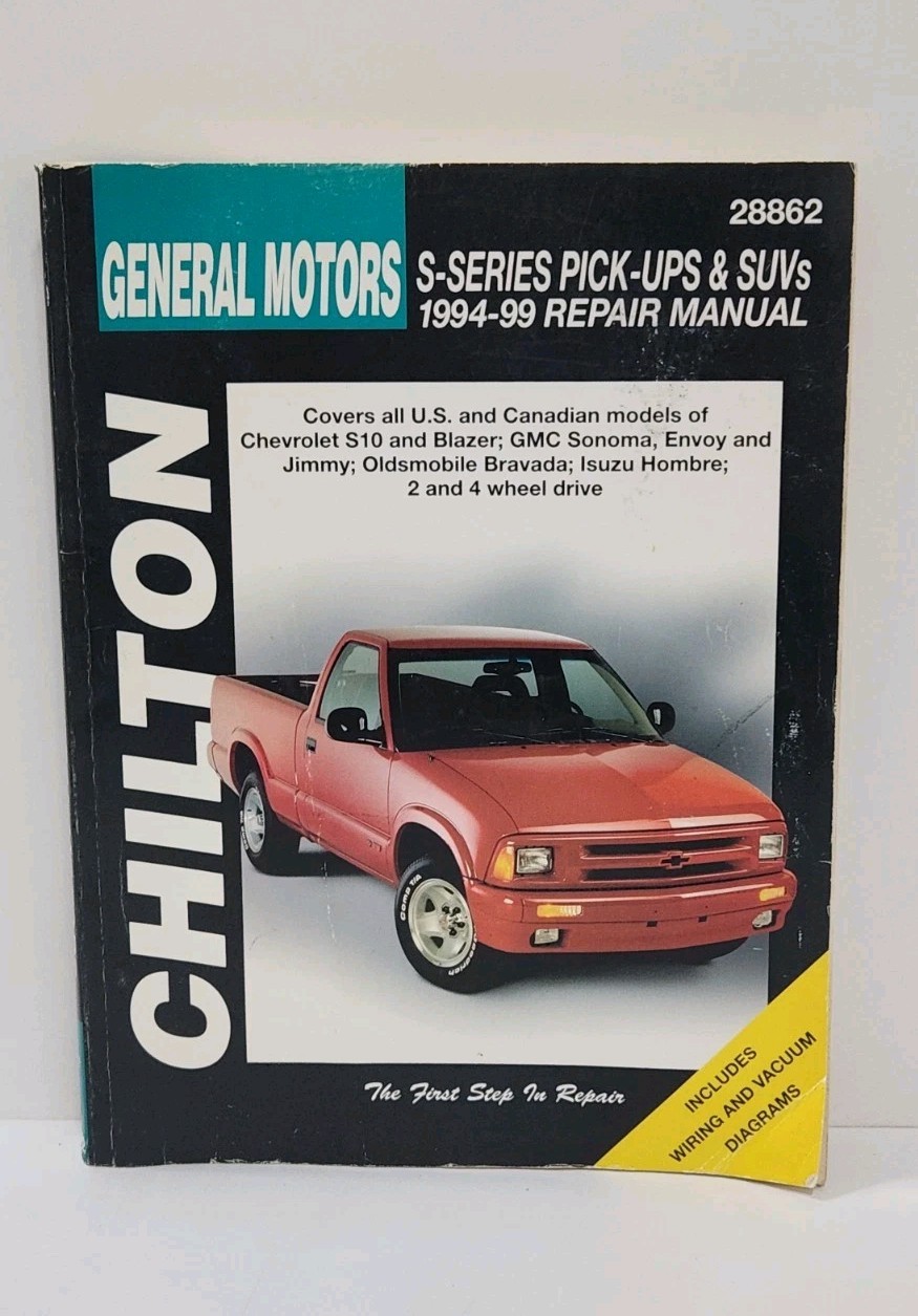 GM S-Series Pick-Ups and SUVs, 1994-1999 Chilton’s Repair Manual 28862
