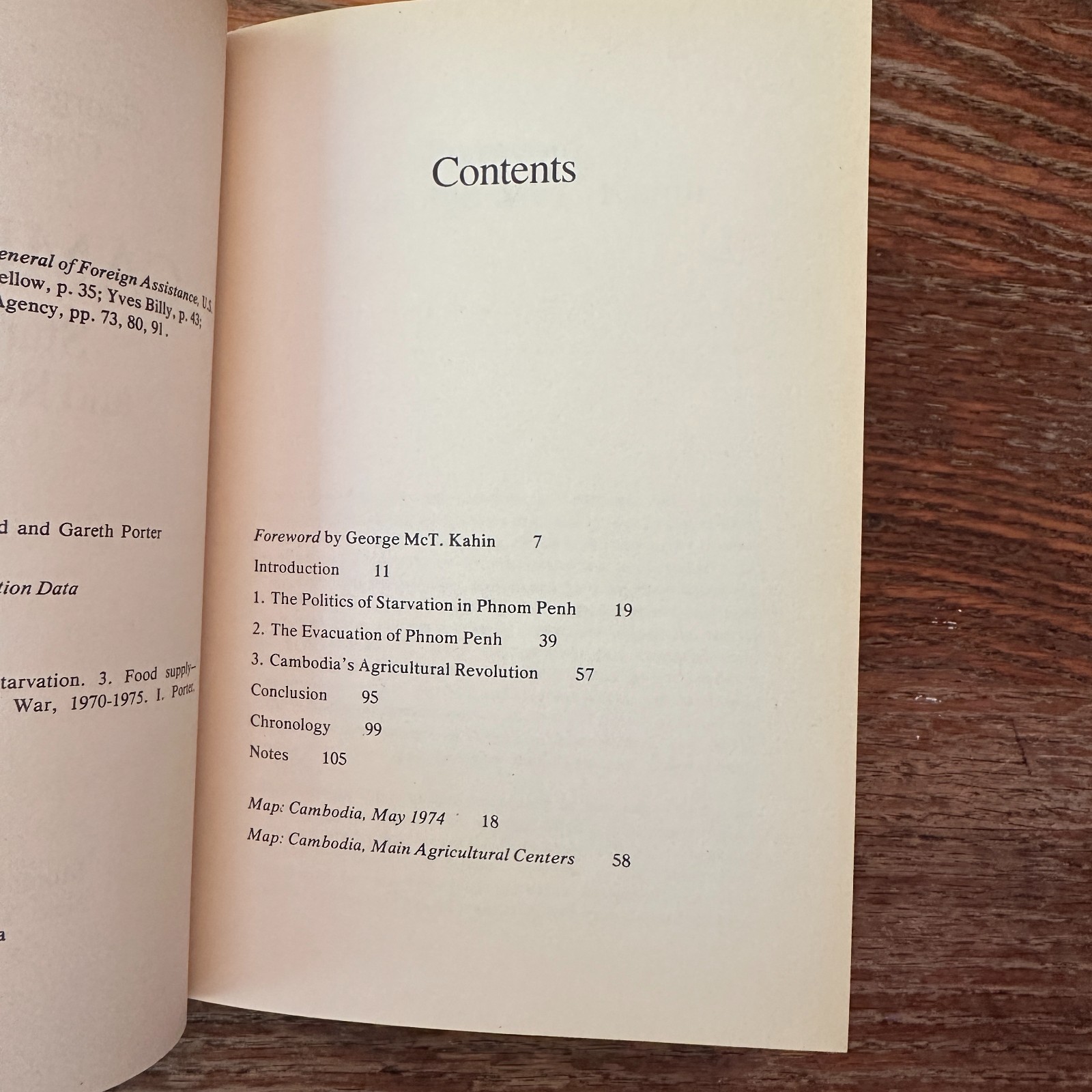 Cambodia Starvation & Revolution by George Hildebrand 1976 Hardcover VG-
