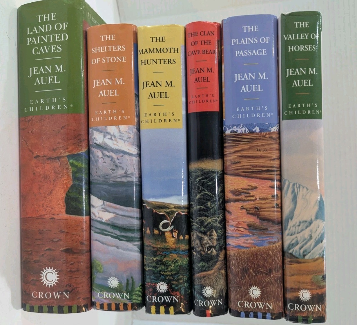 Complete Series EARTH’S CHILDREN 1-6 Jean M. Auel HB Lot Clan Of The Cavebear