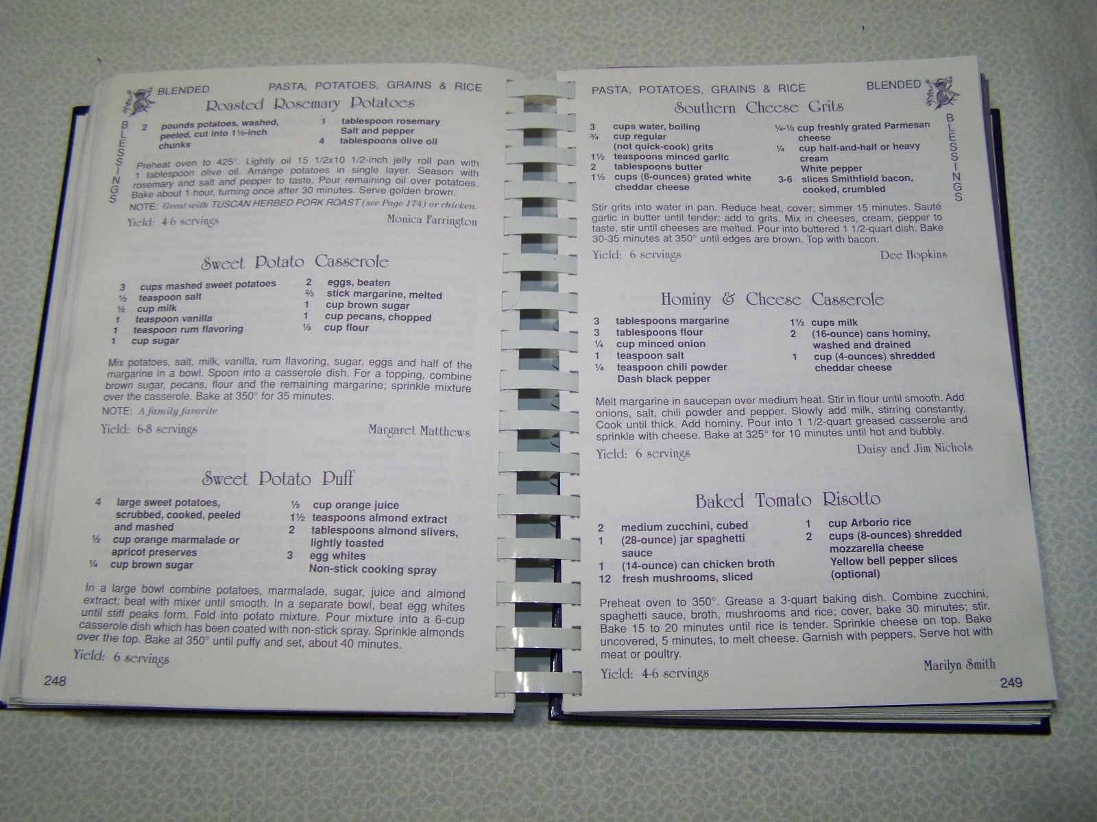 First Presbyterian Church Salisbury NC Cookbook 445 pages 800+ recipes 1998