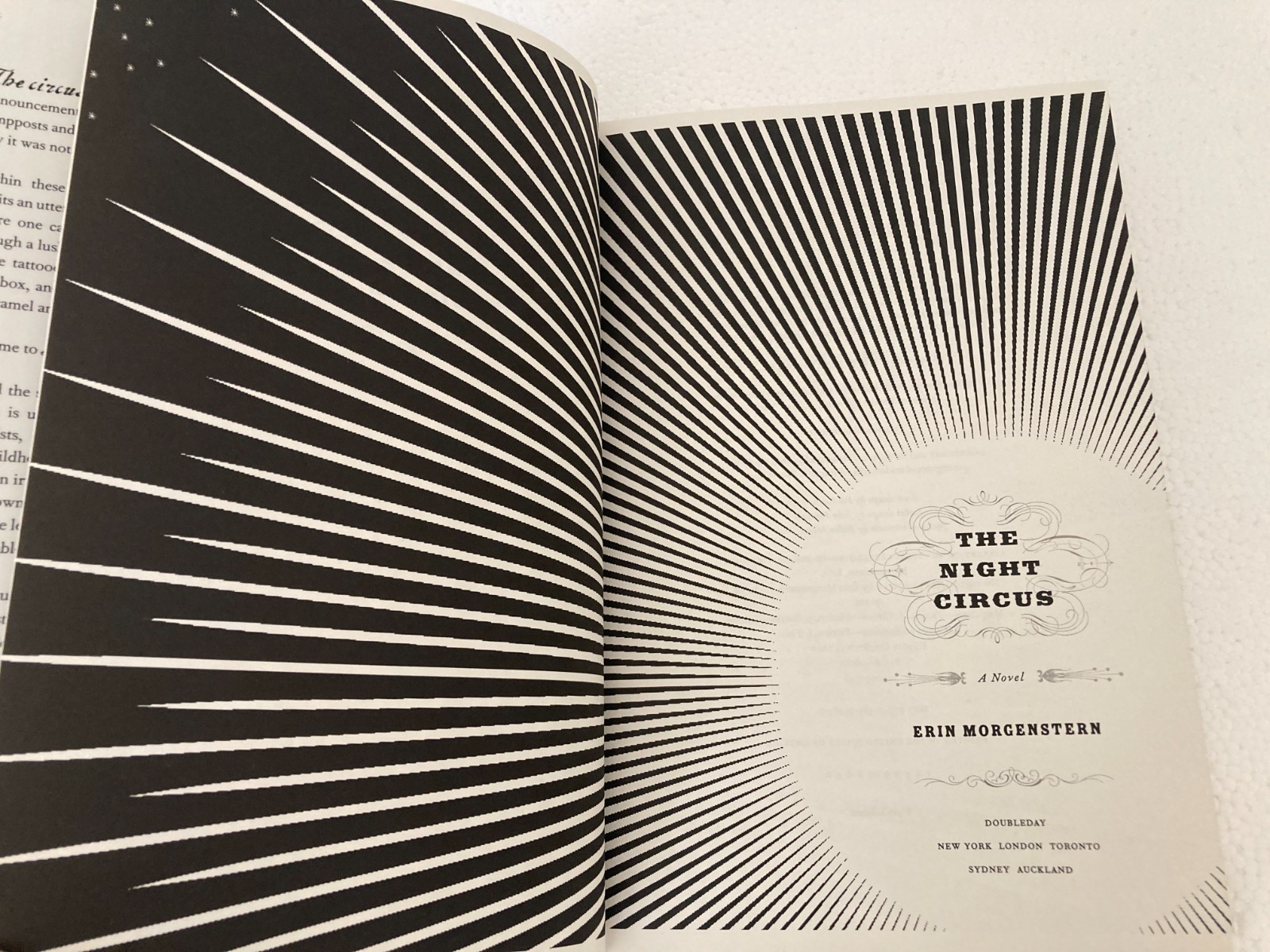 Night Circus by Erin Morgenstern (2011, Hardcover) 1st Print w/Protective Cover