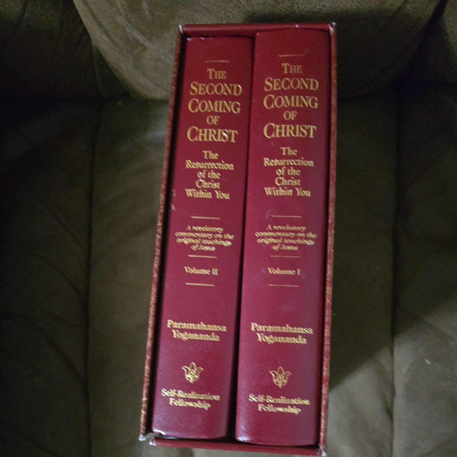 The Second Coming Of Christ Volume I & II Yogananda Paramahansa Boxed Set