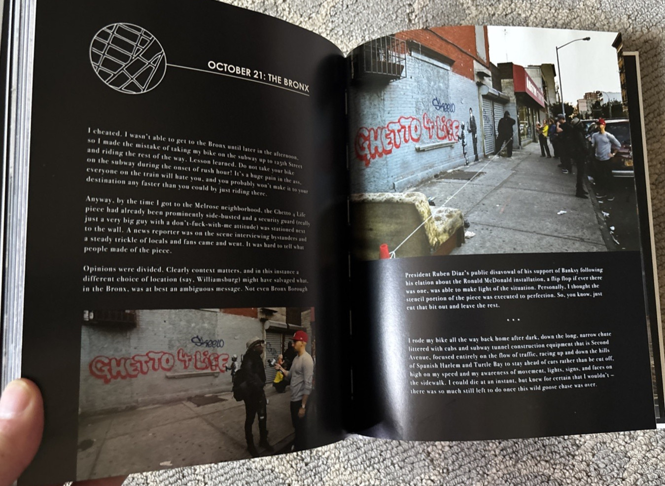 Bansky In New York Ray Mock Carnage NYC HC