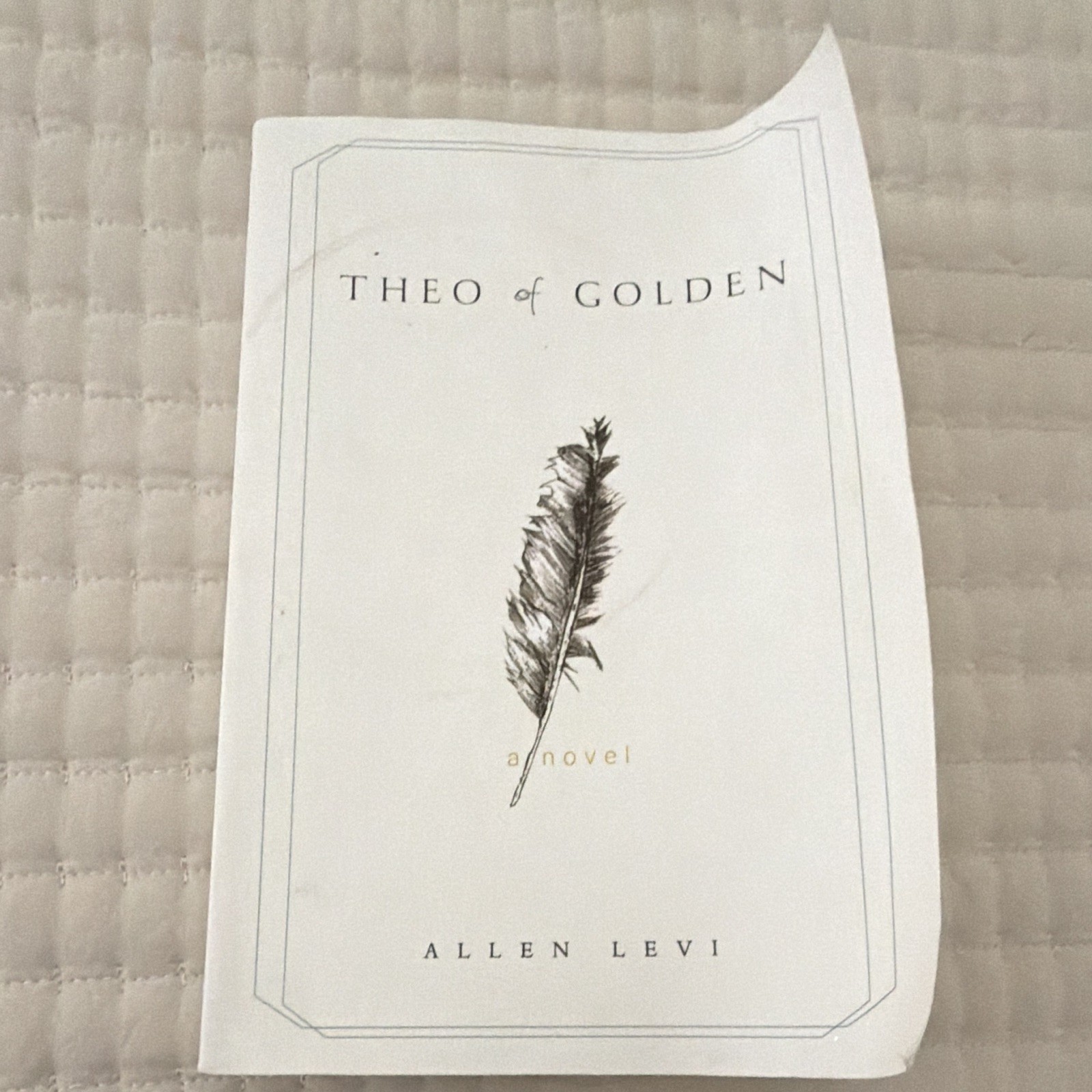 Theo of Golden: Novel Paperback by Allen Levi, Fiction, English, Kindness