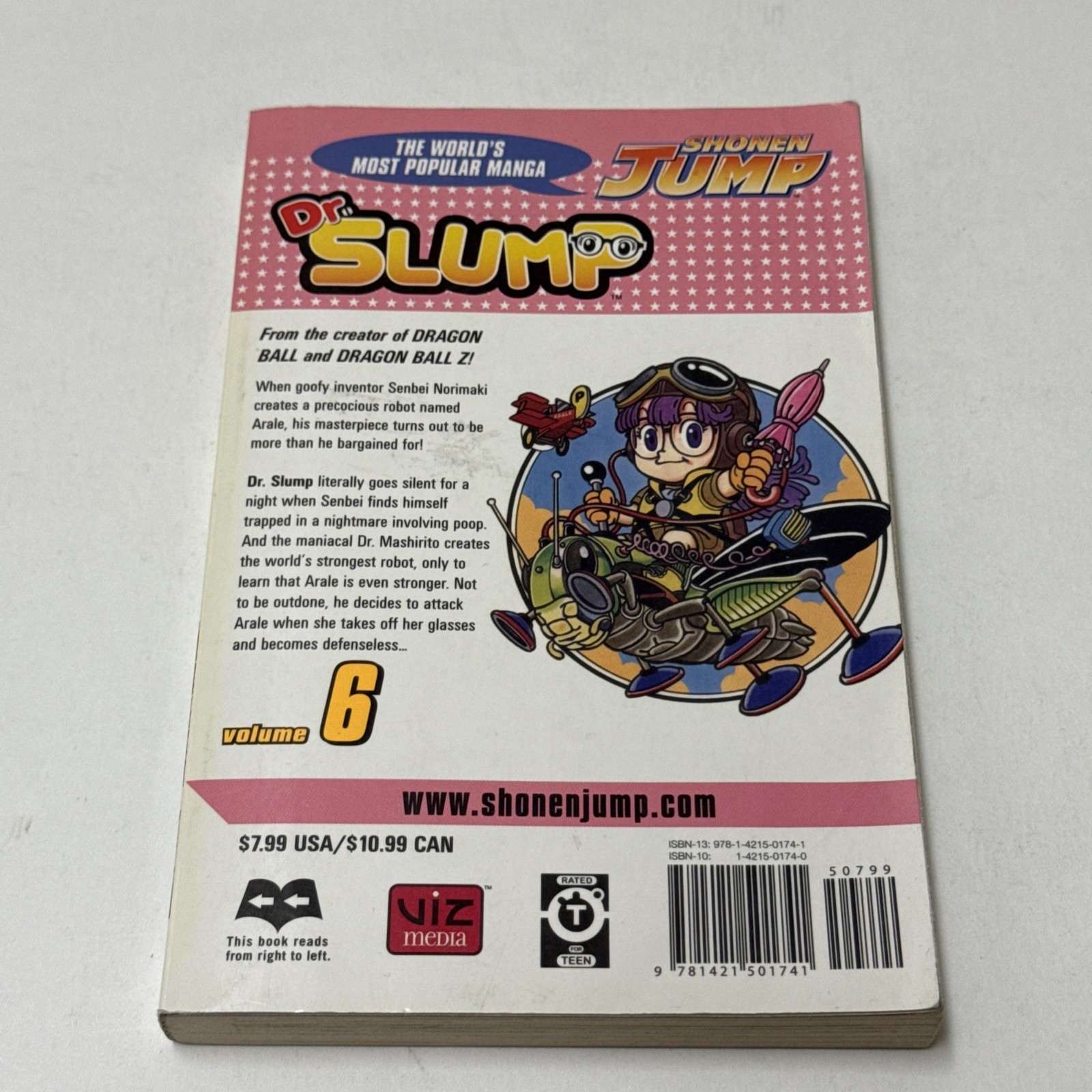 Dr Slump Volume 6 Manga English 1st First Printing February 2006 Akira Toriyama