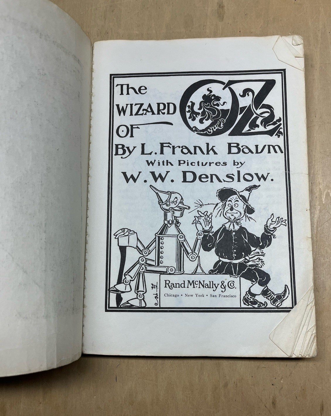 The Wizard Of Oz 4 Book Lot Magic Of Oz, Tinman, Dorothy, + The Wizard Of Oz