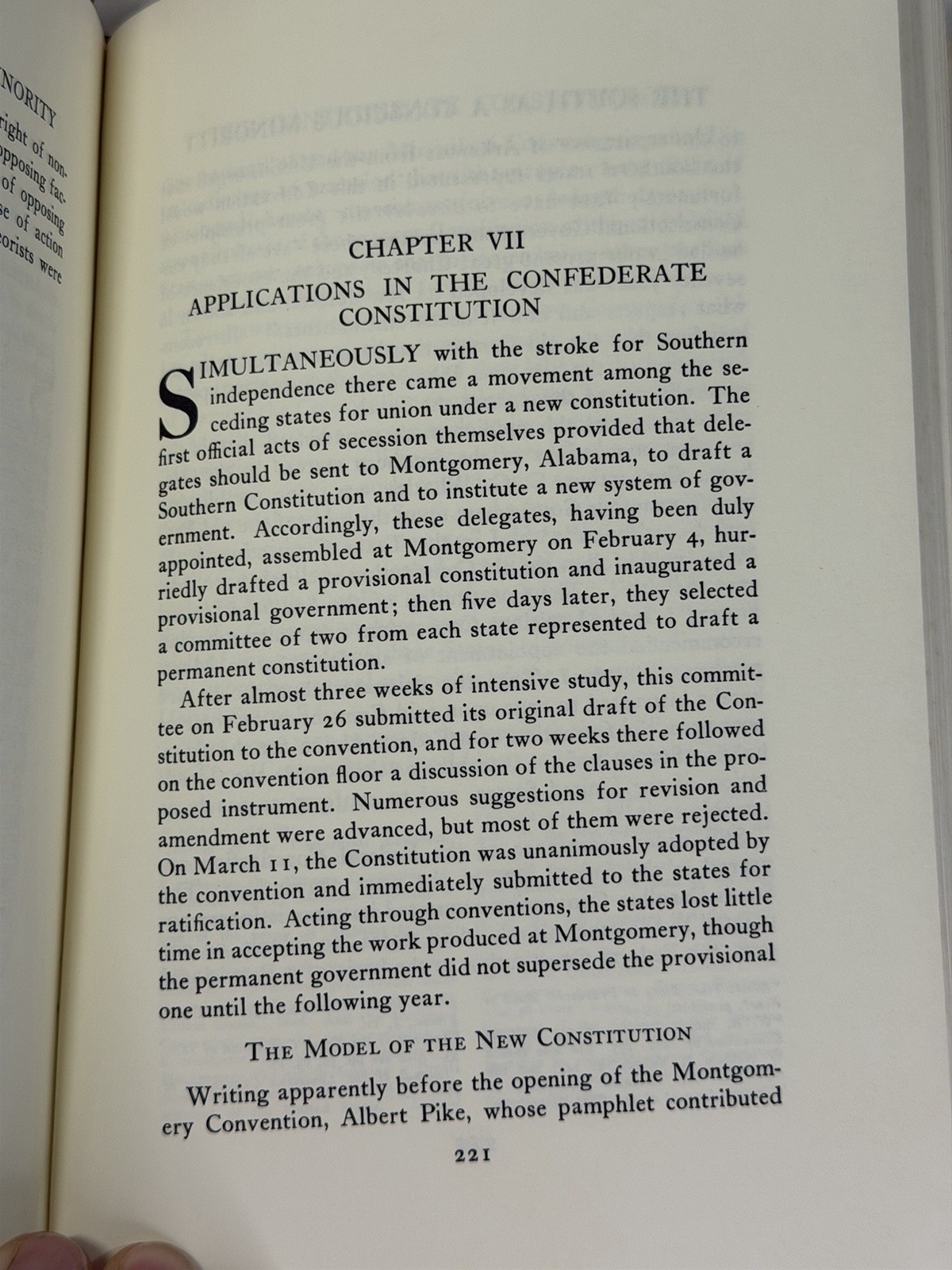 The South as a Conscious Minority 1789-1861 – A Study in Political Thought – HC