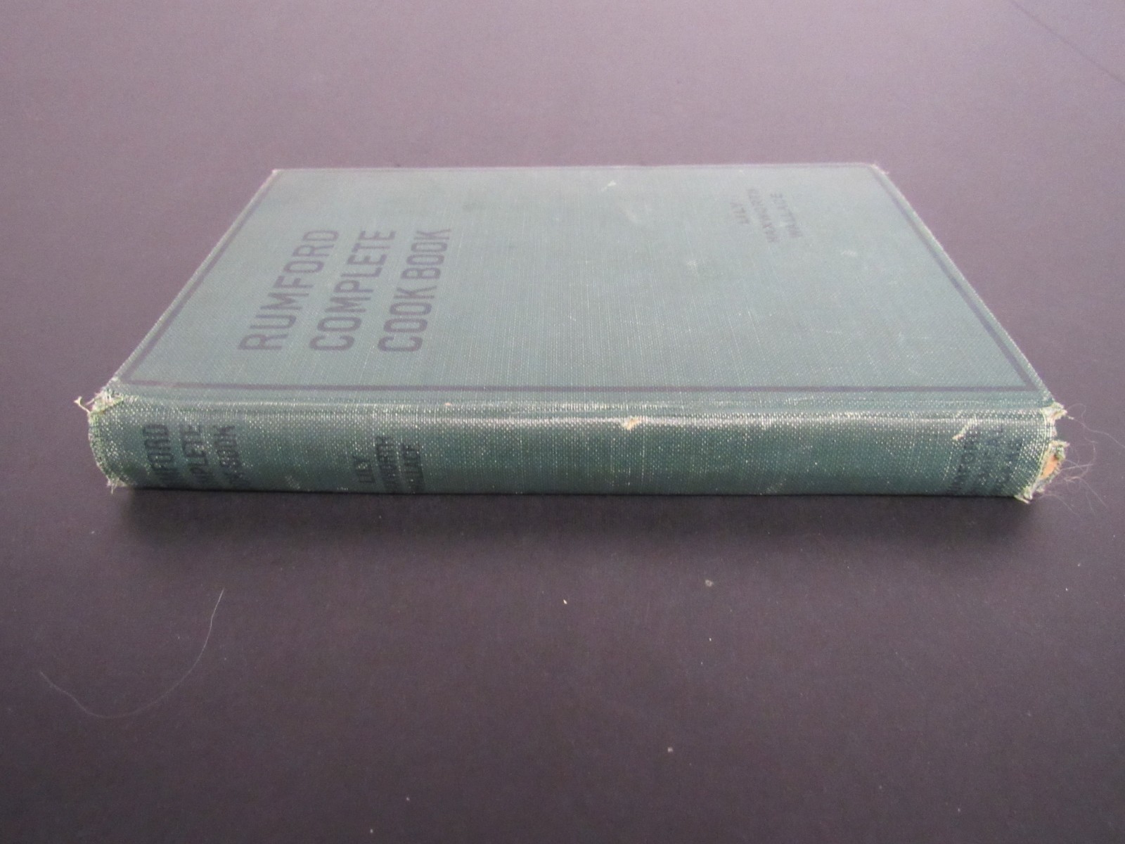 The Rumford Complete Cookbook by Lily Haxworth Wallace HC 1927 241 Pages