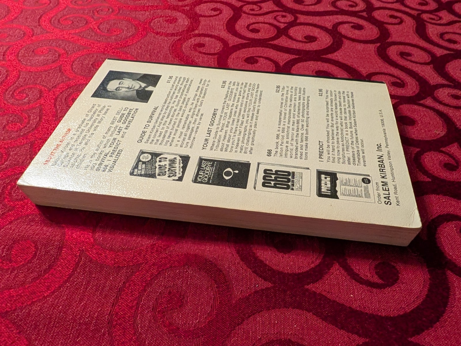Your Last Goodbye – Salem Kirban (1969) Paperback Christian Prophecy Book