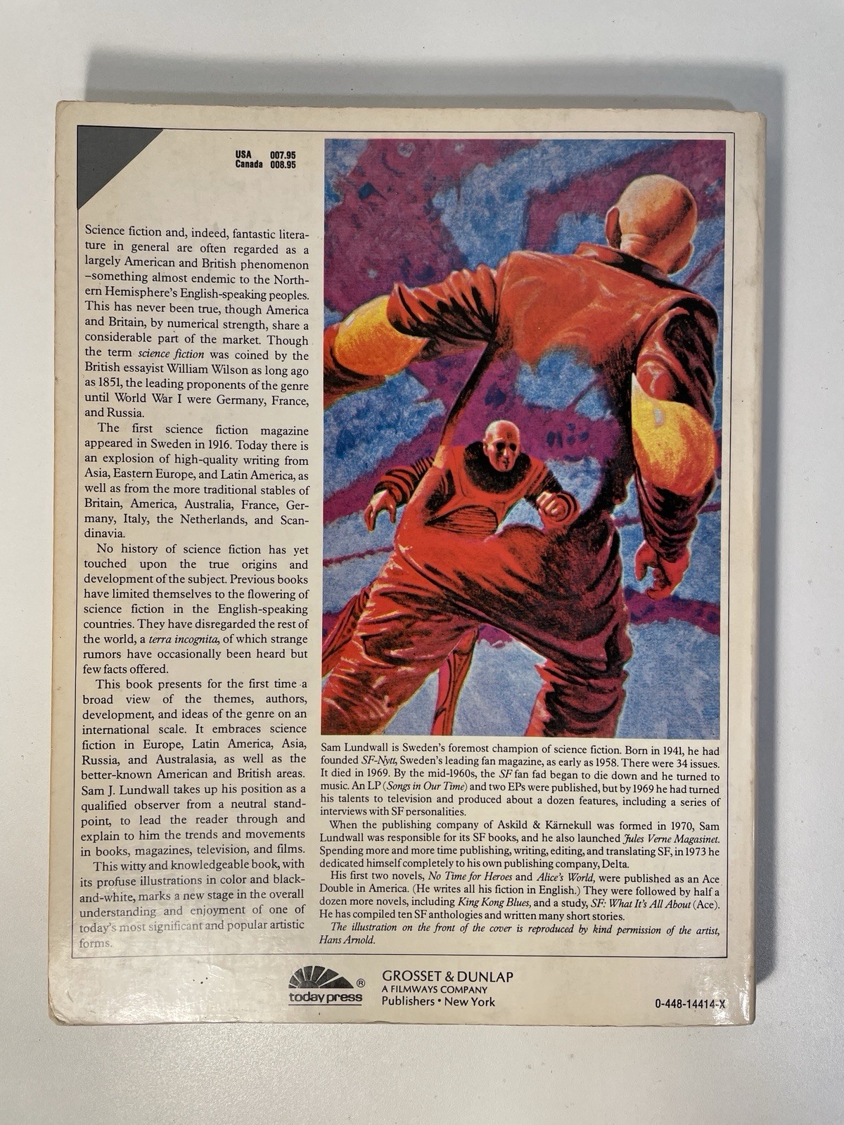 Science Fiction: An Illustrated History by Sam J. Lundwall (1977, Paperback)
