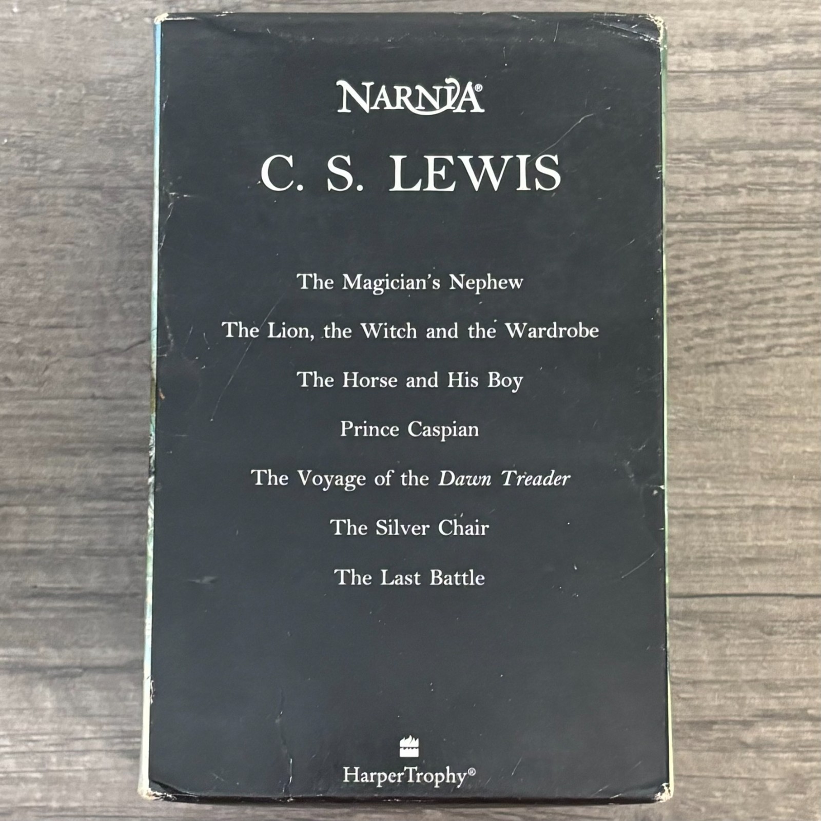 The Chronicles Of Narnia 7-Book Box Set C.S. Lewis Paperback 2002 Edition
