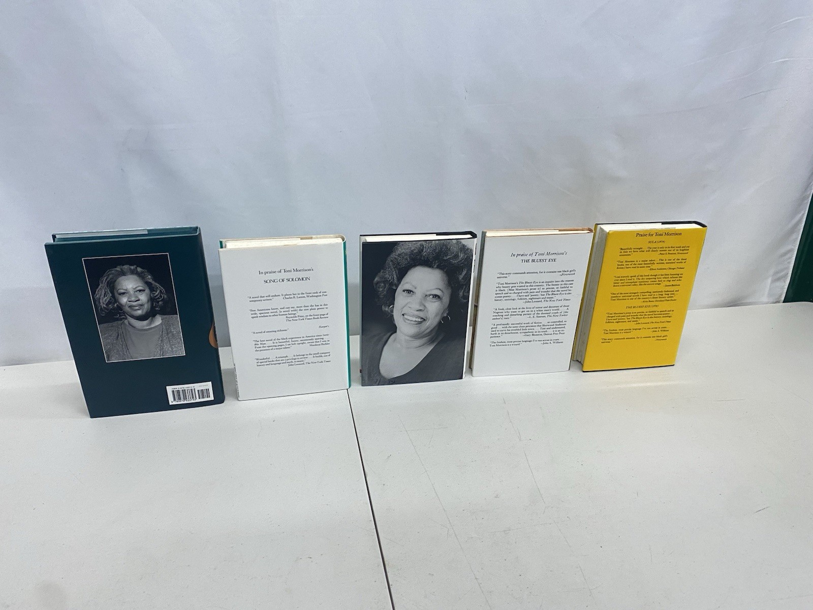 (5) Toni Morrison HC DJ Lot Song of Solomon Sula Beloved Tar Baby Paradise Knopf